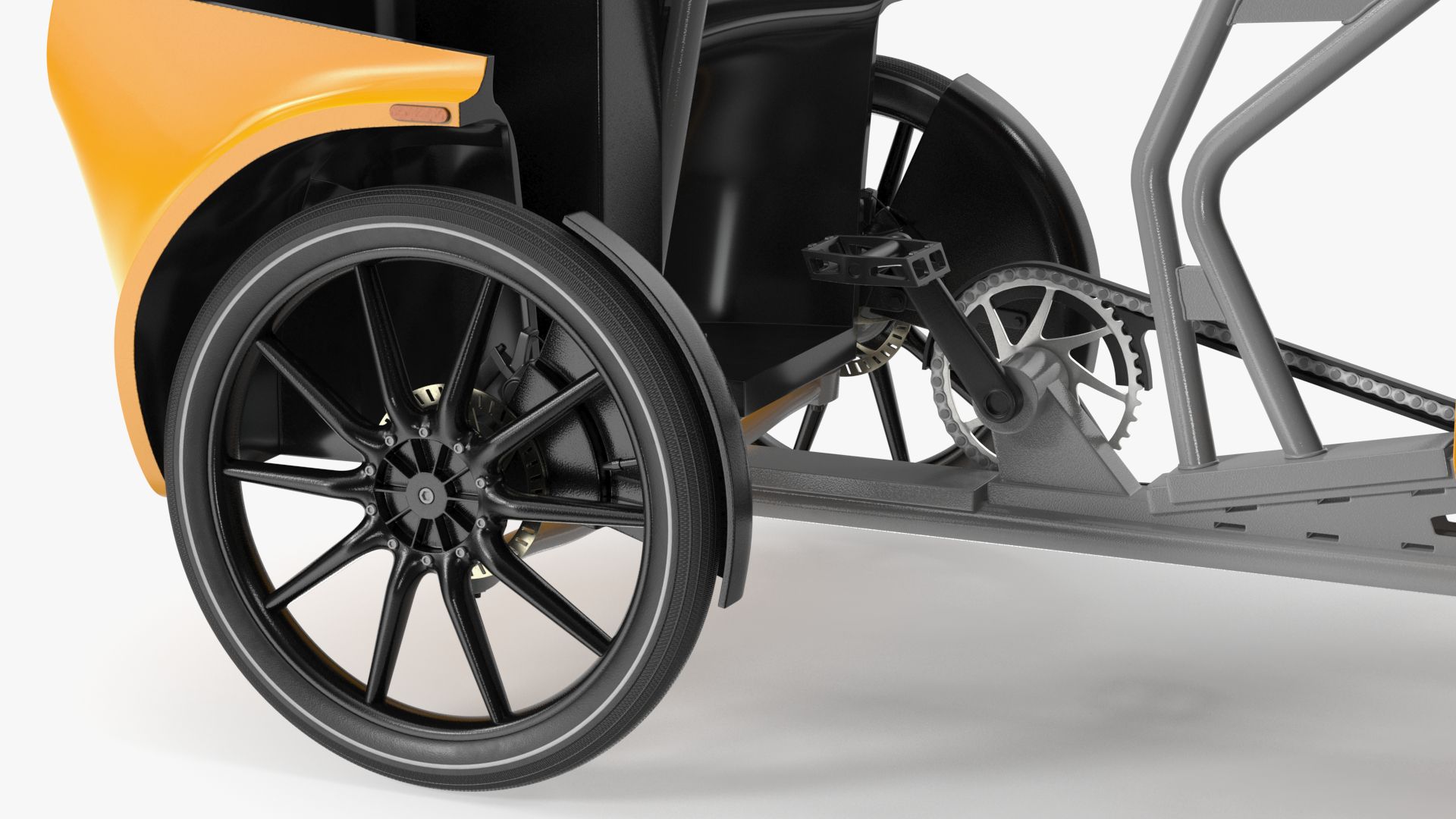 DHL Electric Cargo Bike EAV 3D