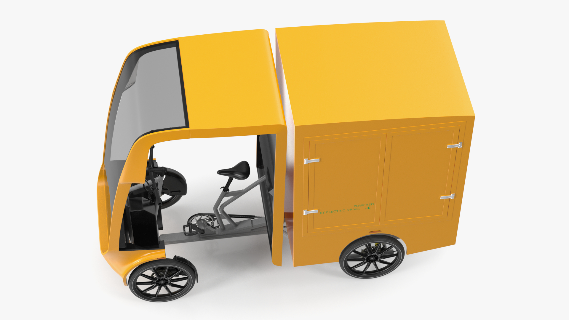 DHL Electric Cargo Bike EAV 3D