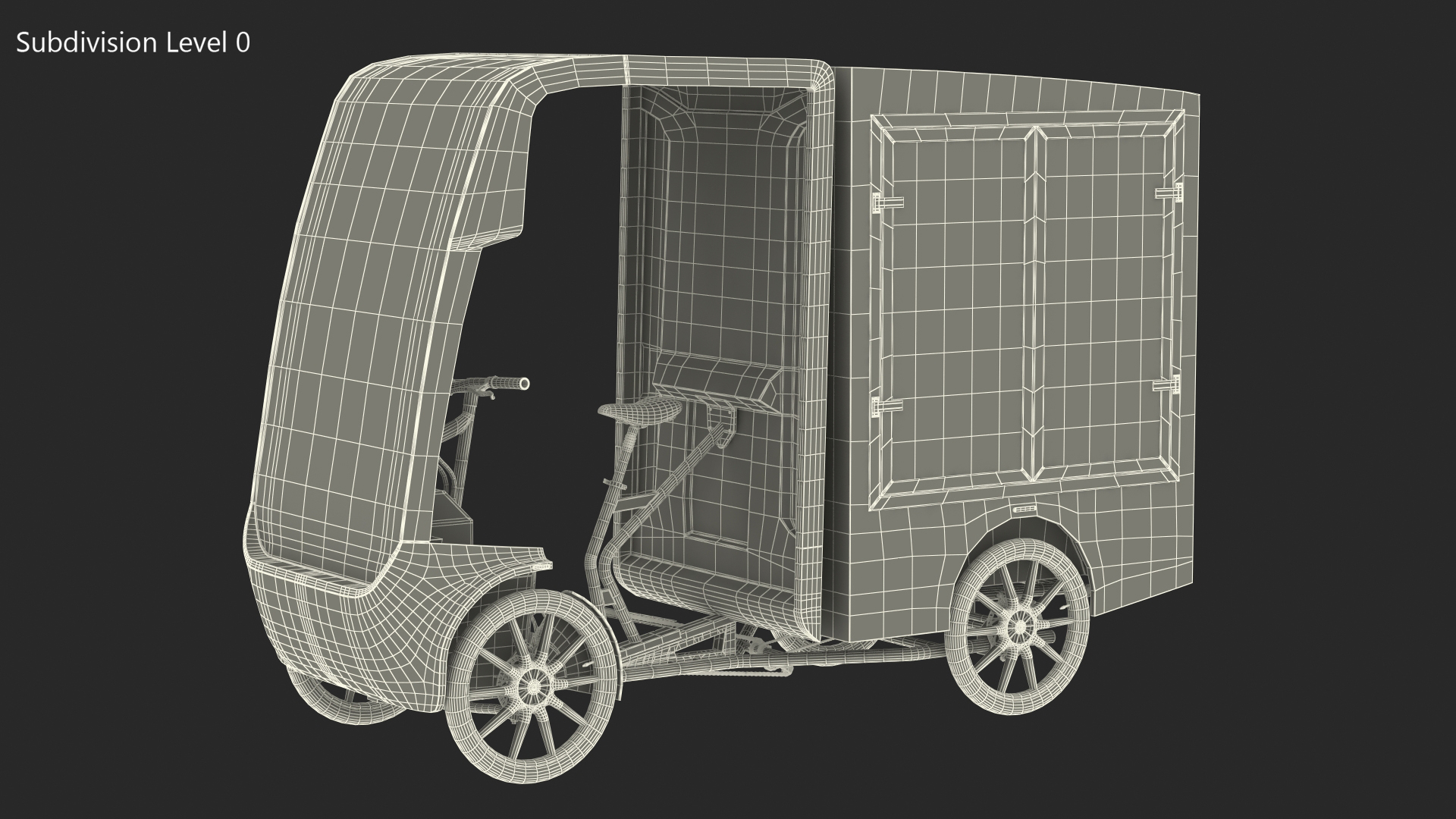 DHL Electric Cargo Bike EAV 3D