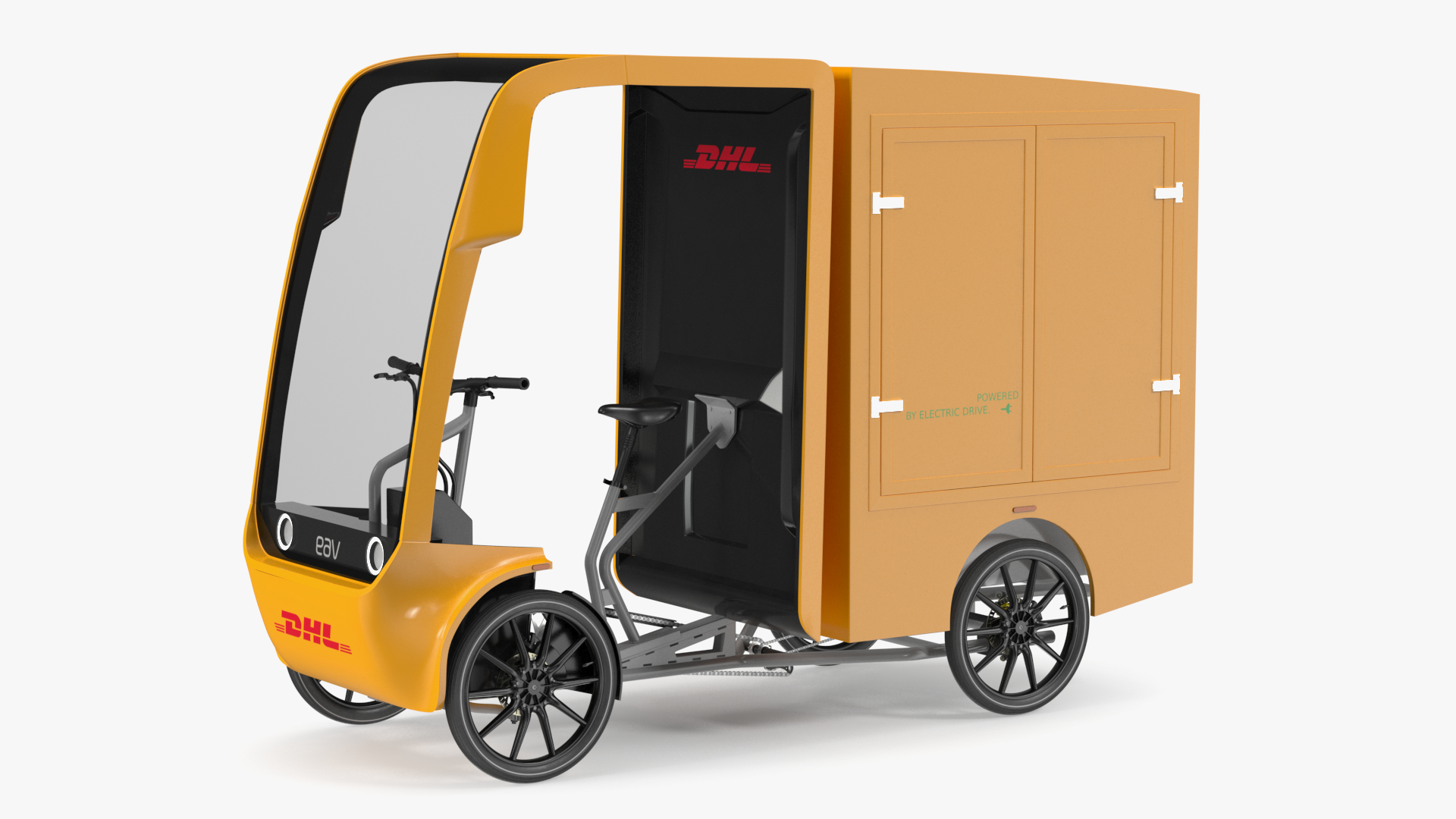 DHL Electric Cargo Bike EAV 3D