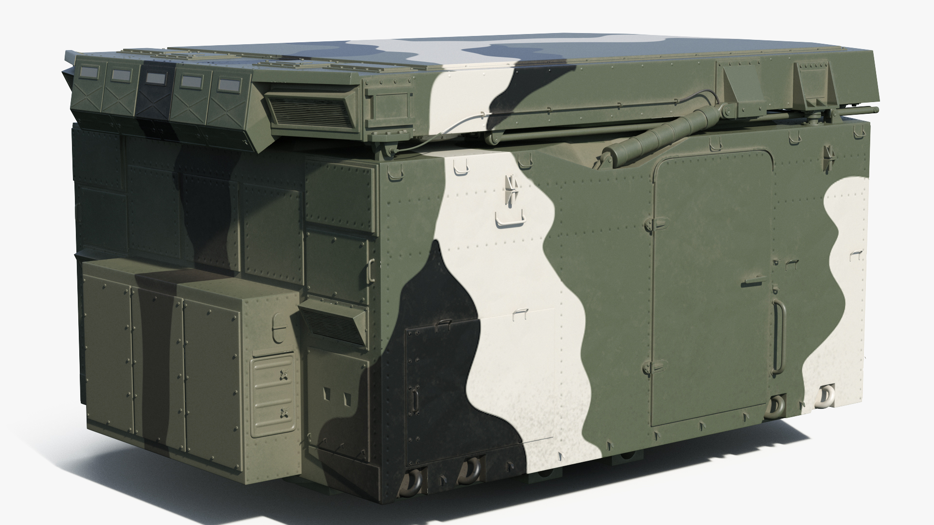 3D Camouflage Flap Lid B Missile Guidance Radar Folded