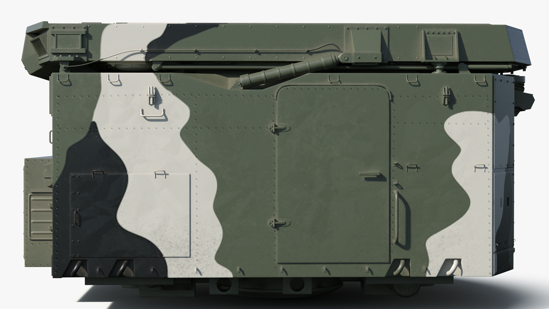 3D Camouflage Flap Lid B Missile Guidance Radar Folded