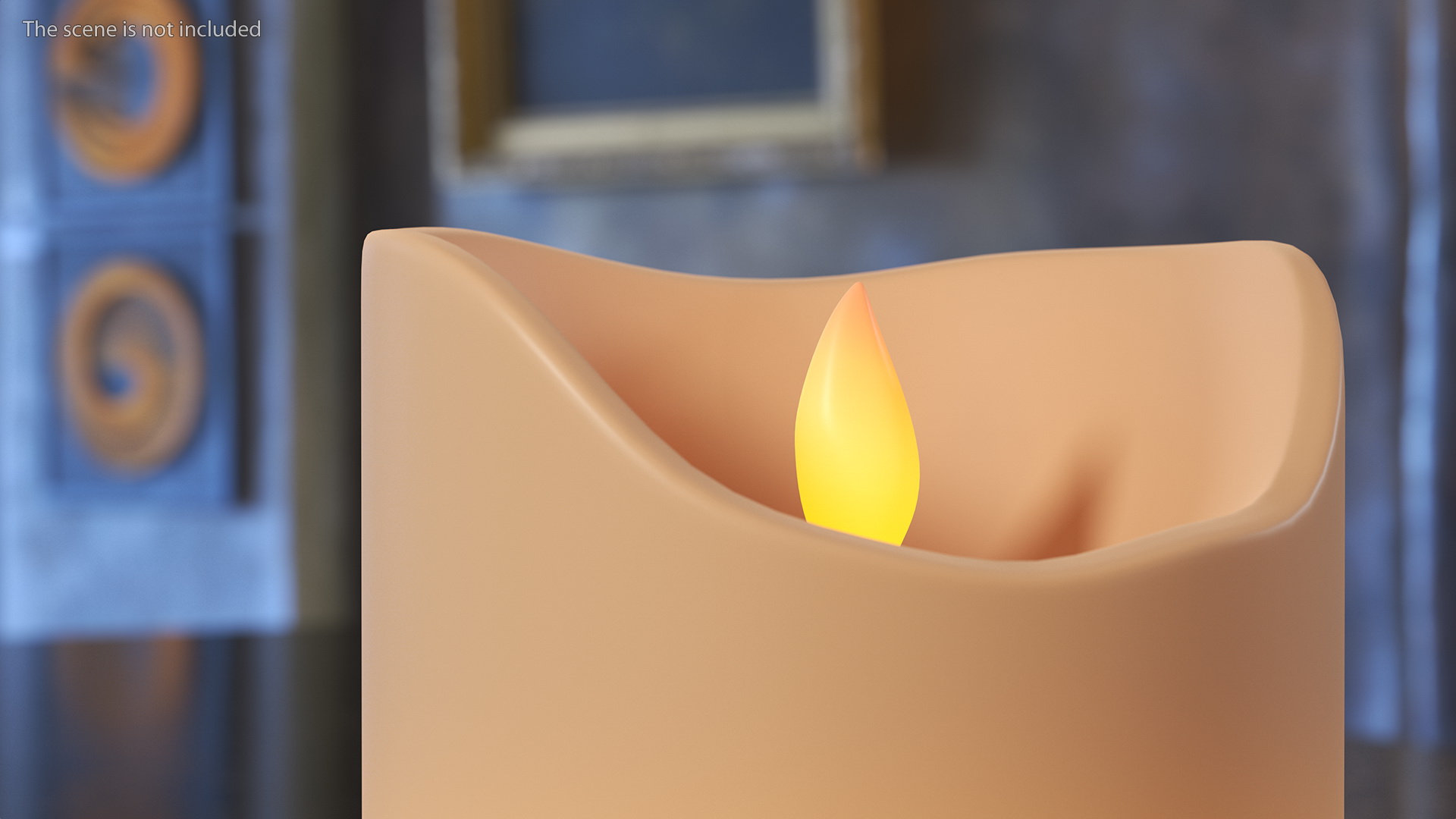 Electric Tabletop Candle 3D model