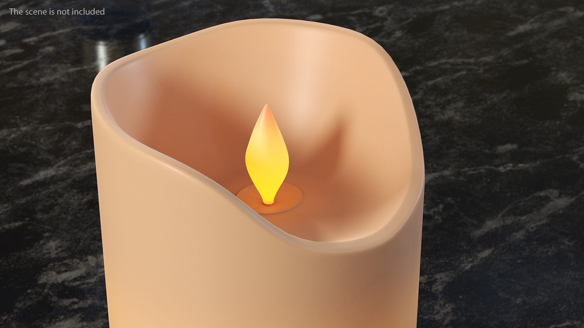 Electric Tabletop Candle 3D model