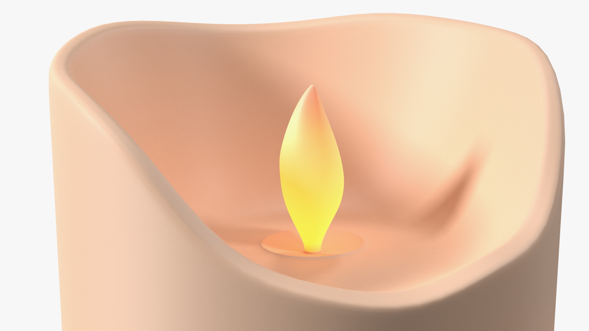 Electric Tabletop Candle 3D model