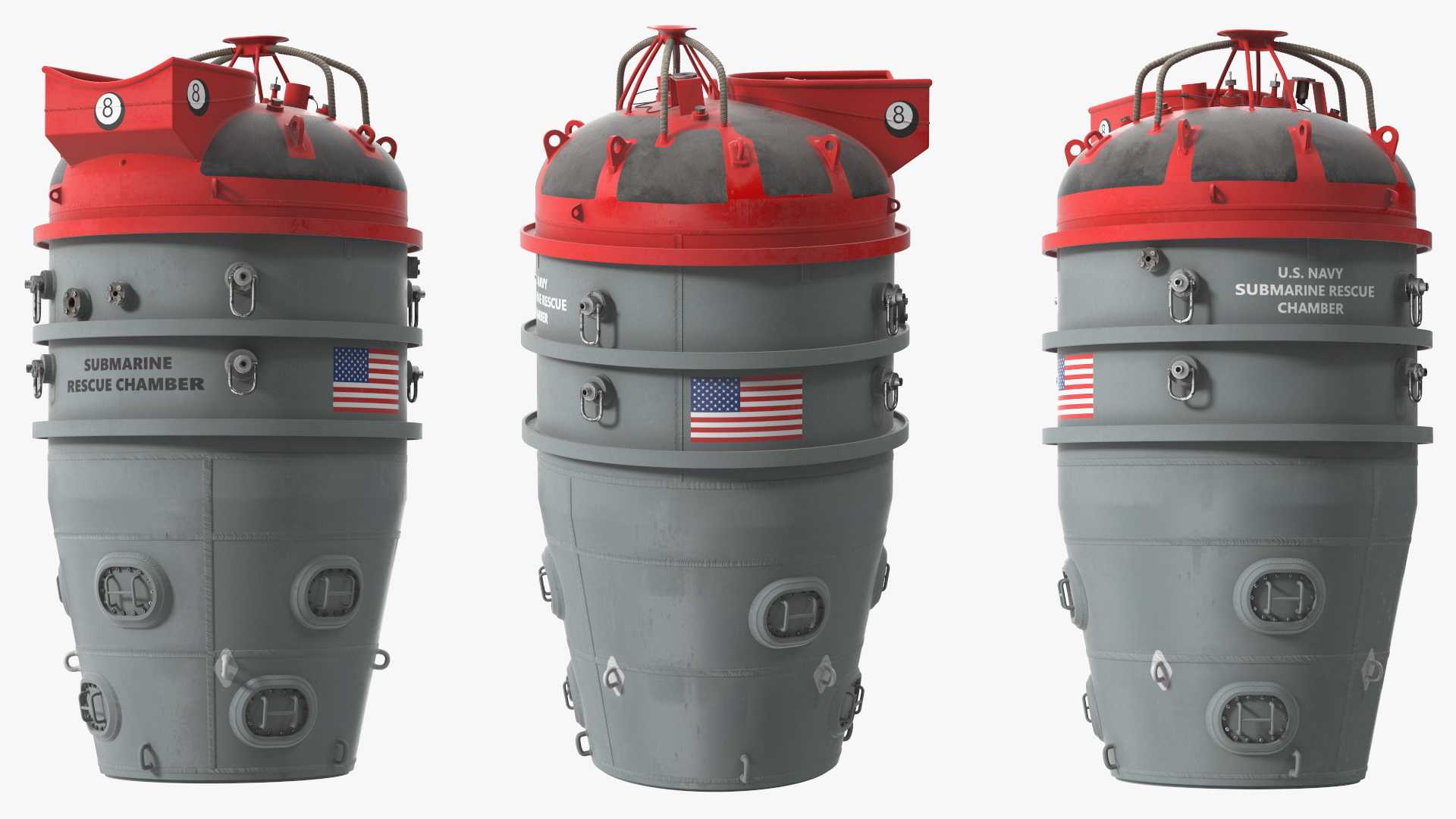 Submarine Rescue Chamber 3D model