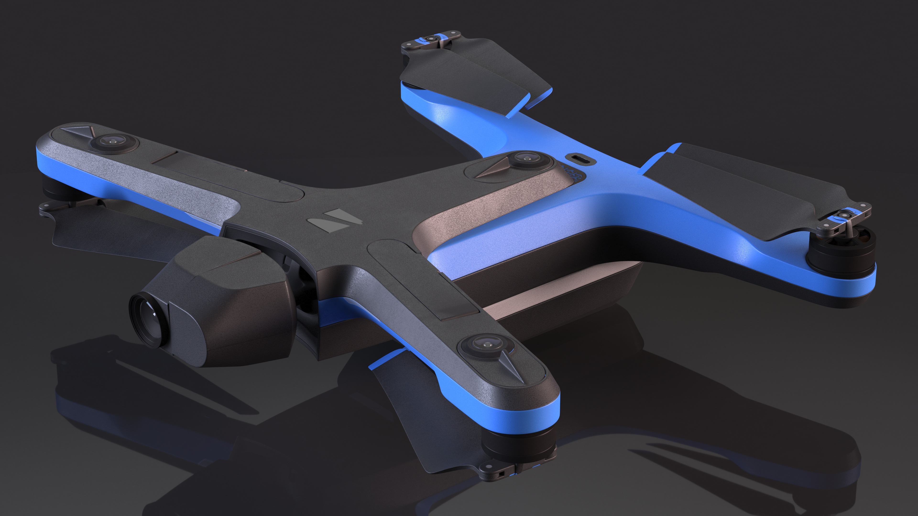 Skydio 2 Plus Drone Off State 3D model