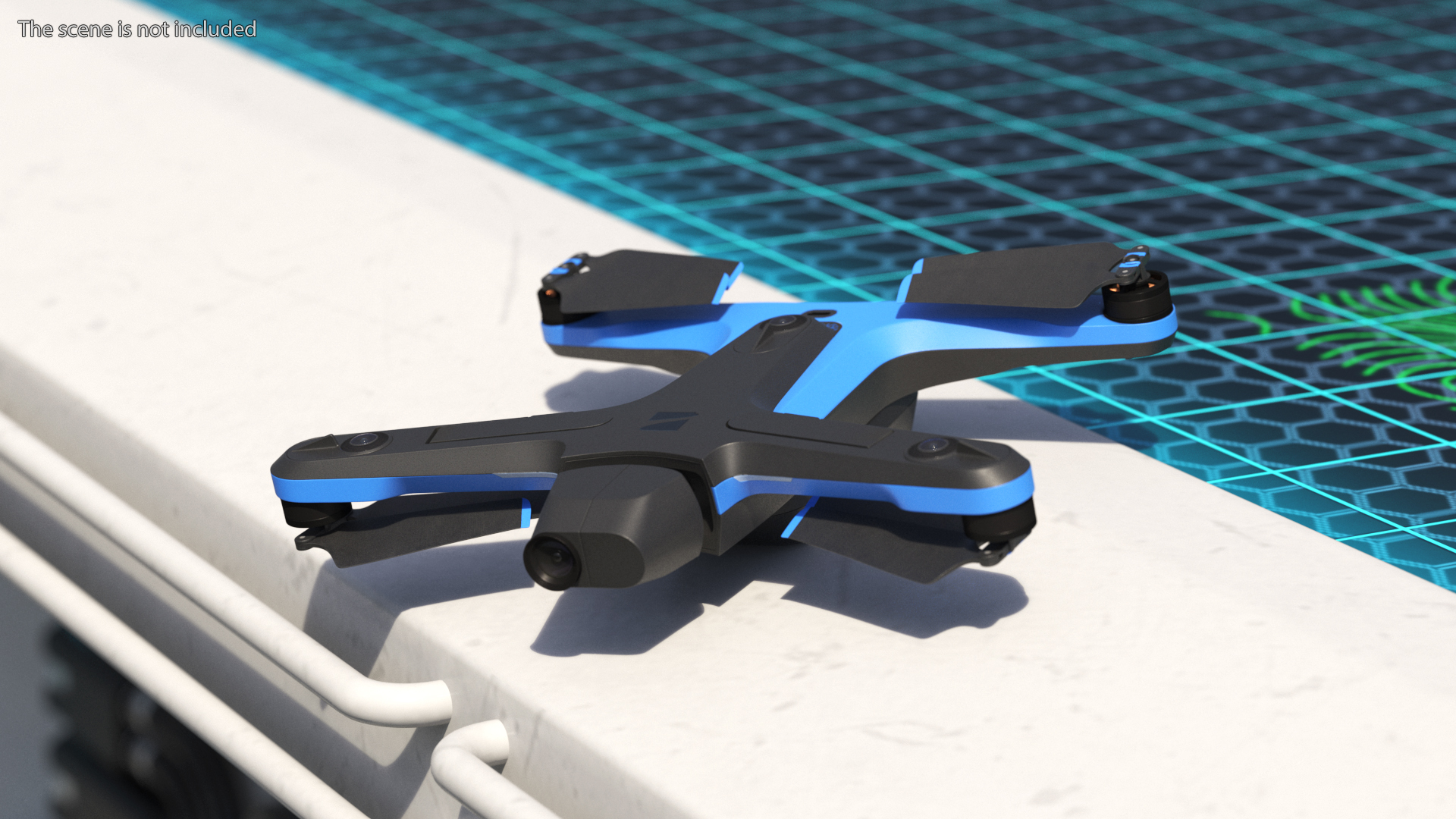 Skydio 2 Plus Drone Off State 3D model