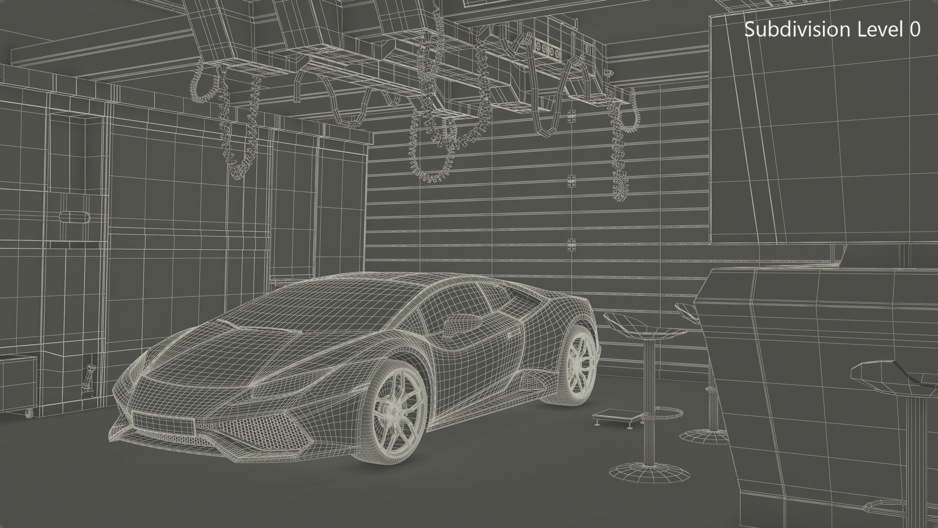 Motorsport Workshop and Supercar 3D