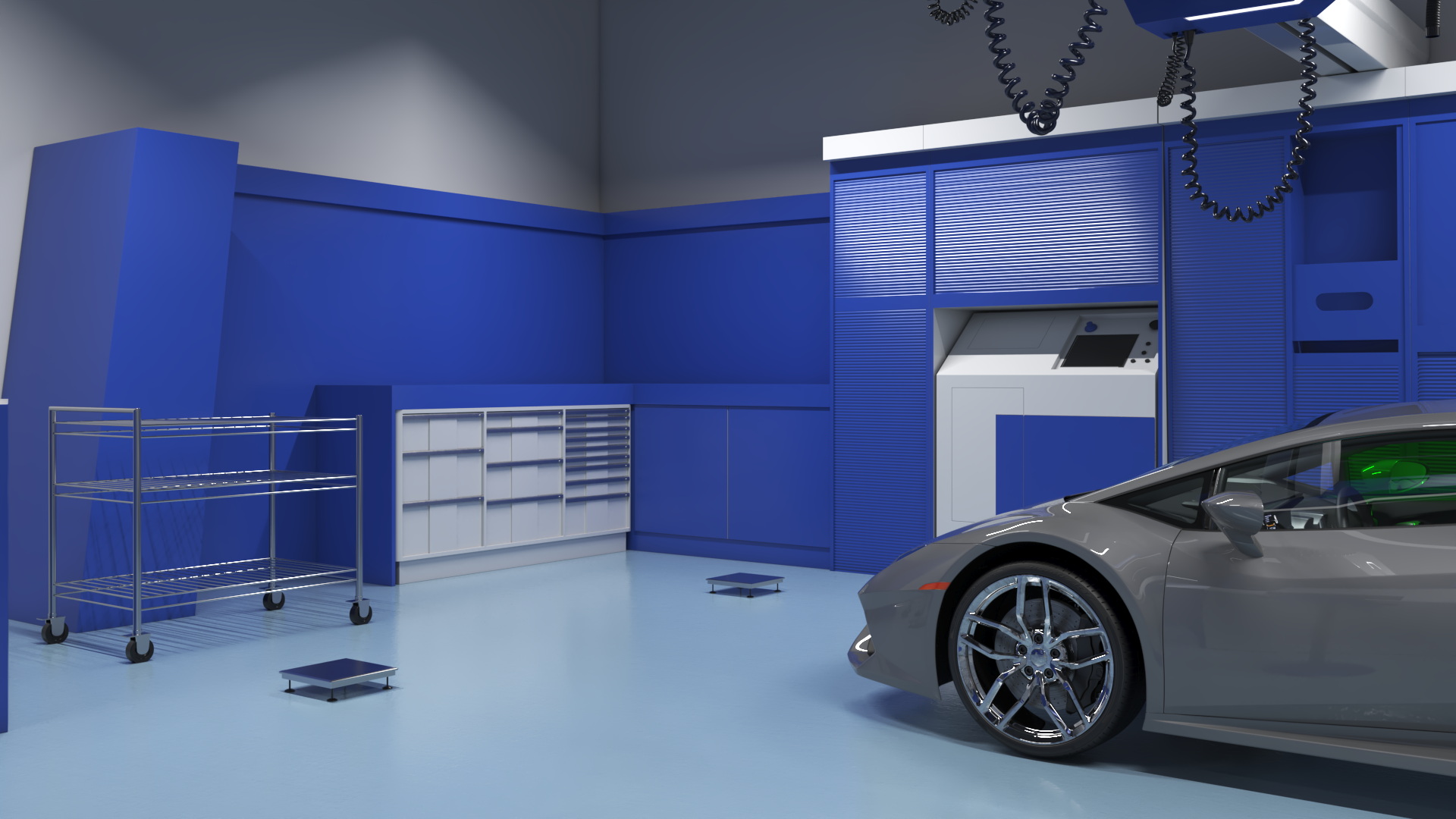 Motorsport Workshop and Supercar 3D