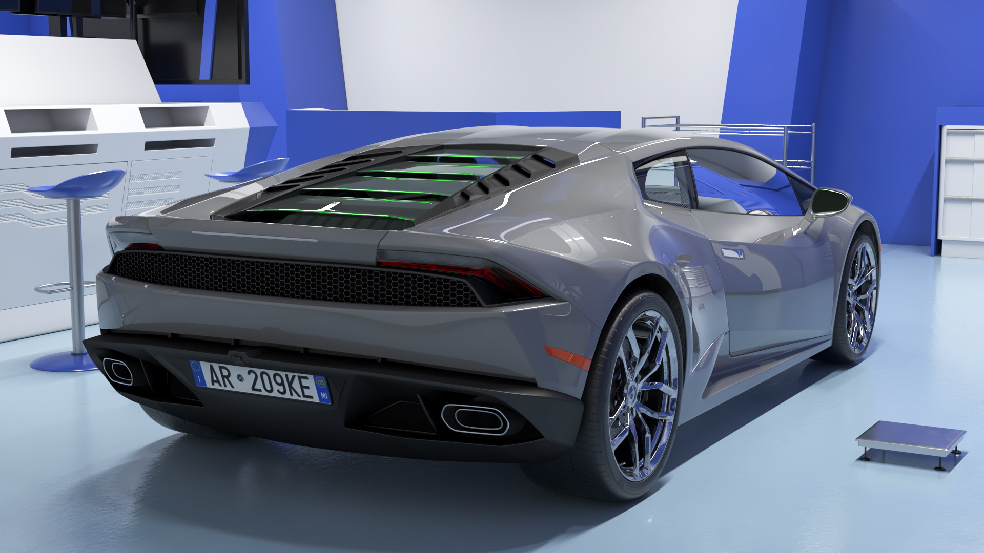 Motorsport Workshop and Supercar 3D