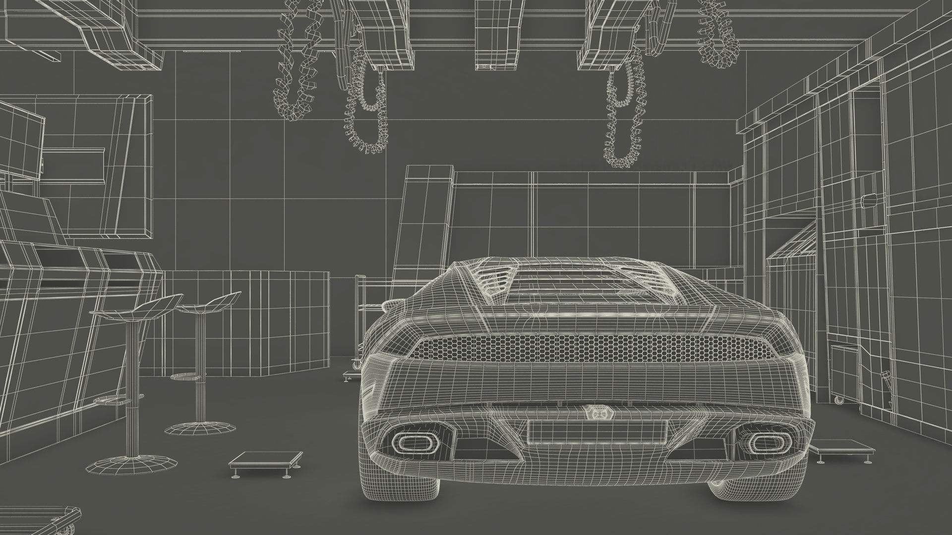 Motorsport Workshop and Supercar 3D