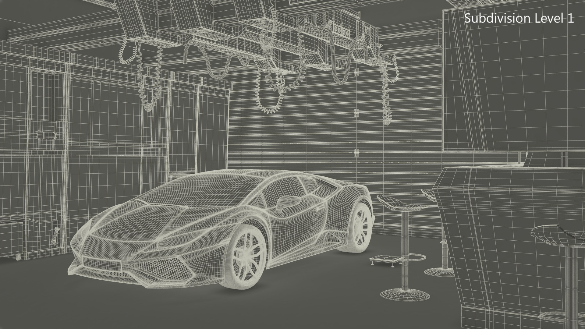 Motorsport Workshop and Supercar 3D