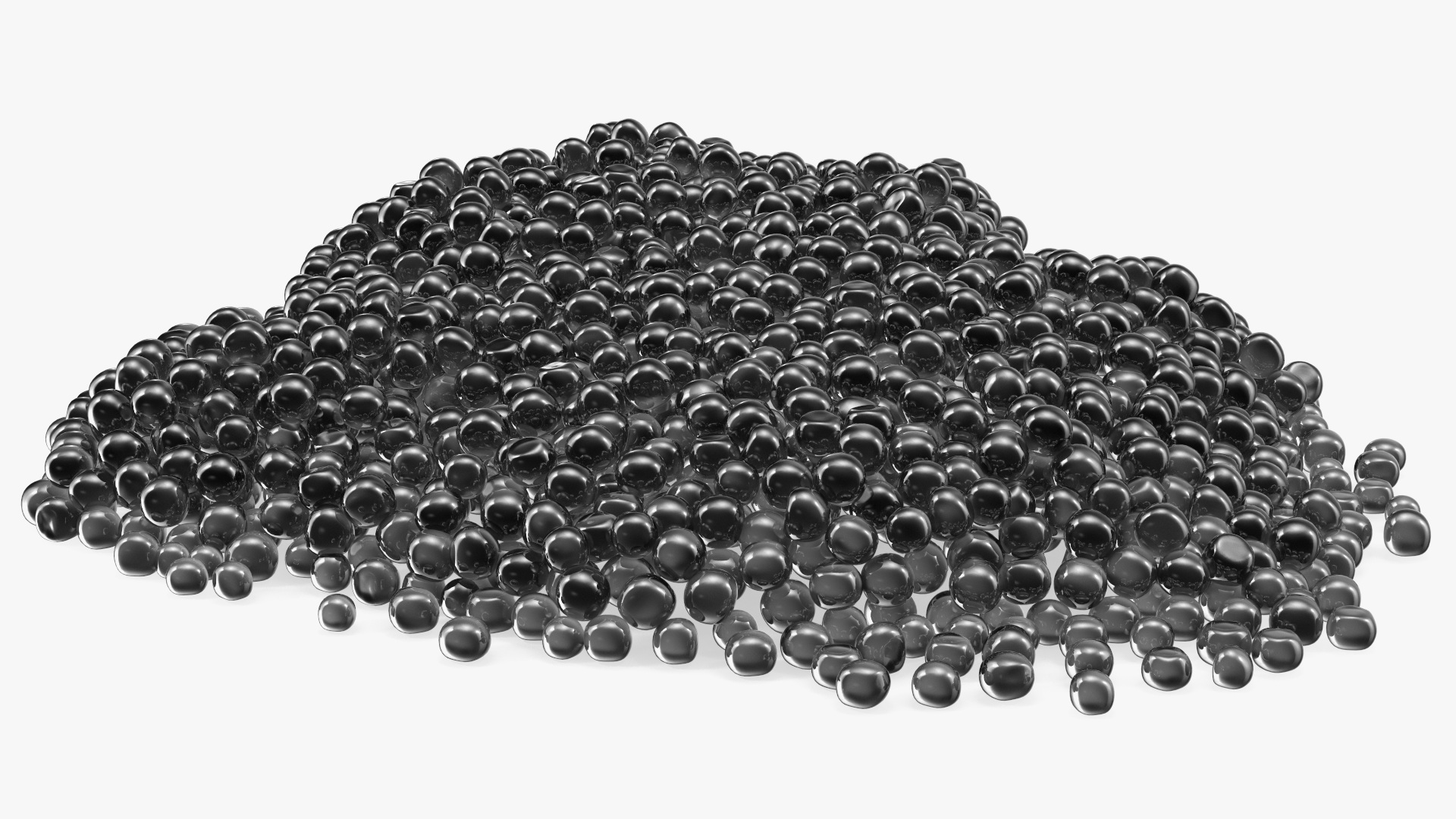 3D model Pile of Black Caviar