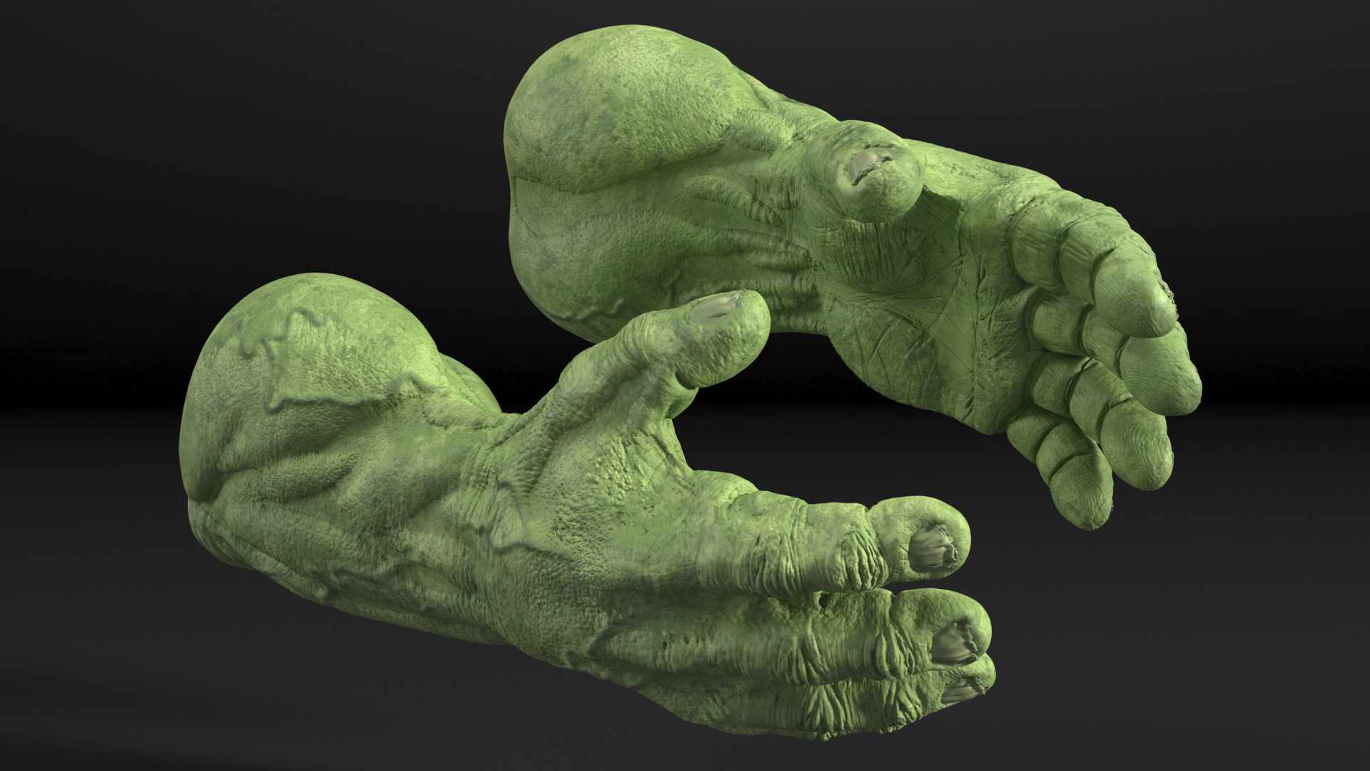 3D model Hulk Hands