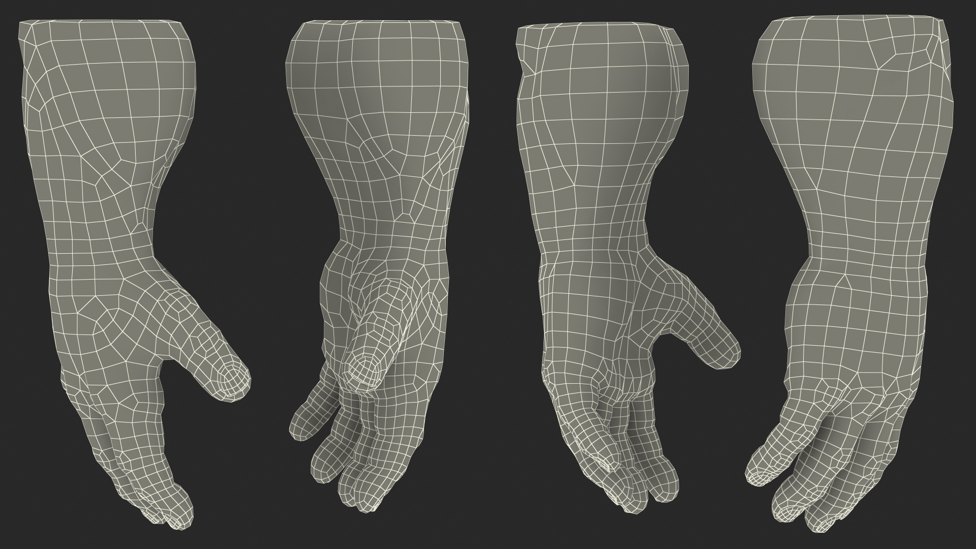 3D model Hulk Hands