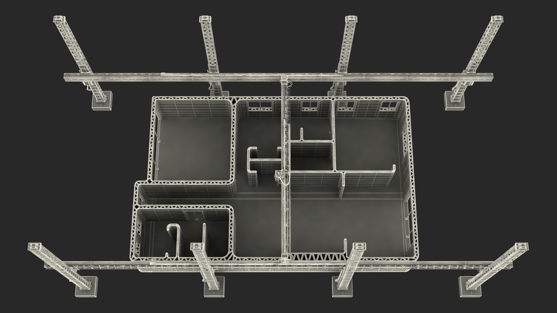 3D model Printing a Large Building