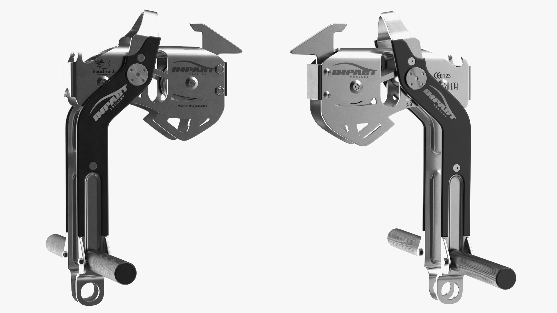 3D Trigger Cable System Impact Trolley White