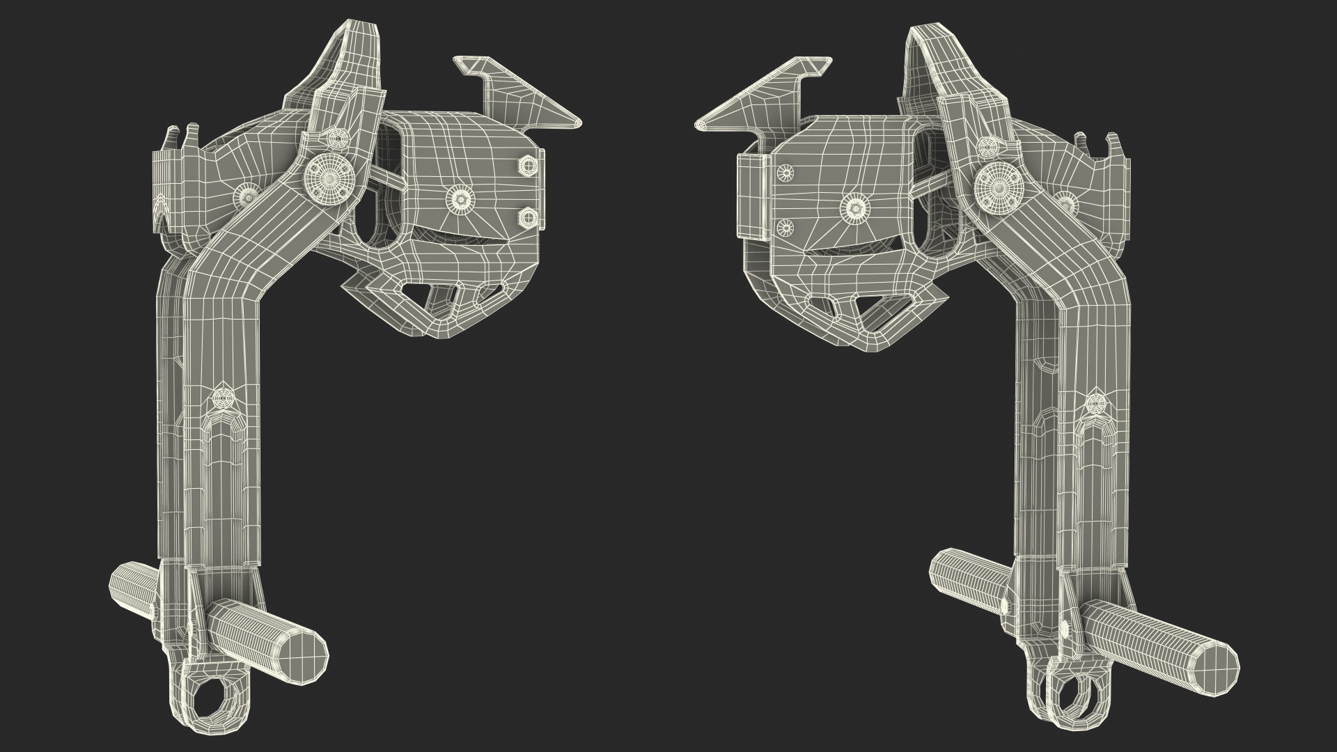 3D Trigger Cable System Impact Trolley White