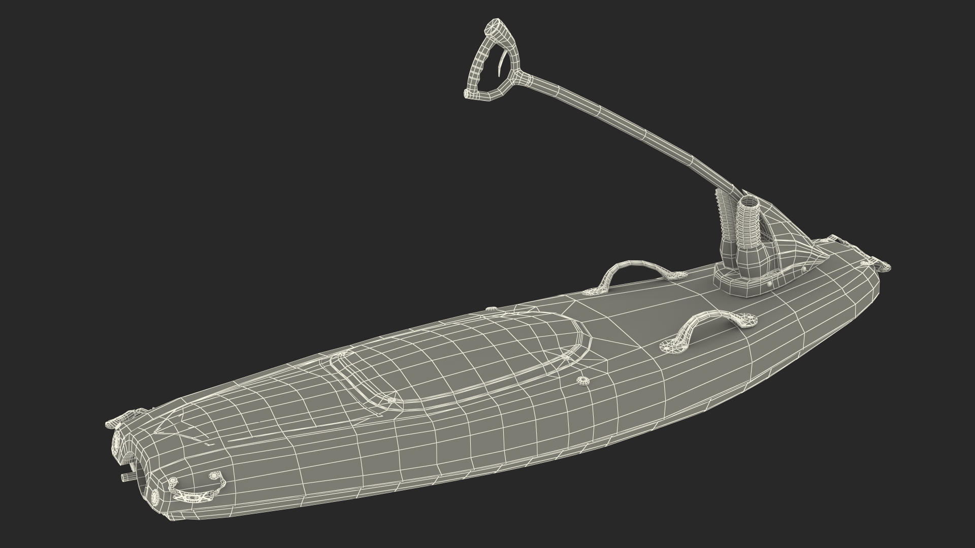 3D Jet Surfboard model