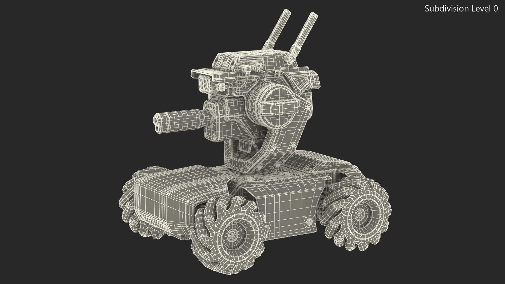 3D model Mini Tank Drone