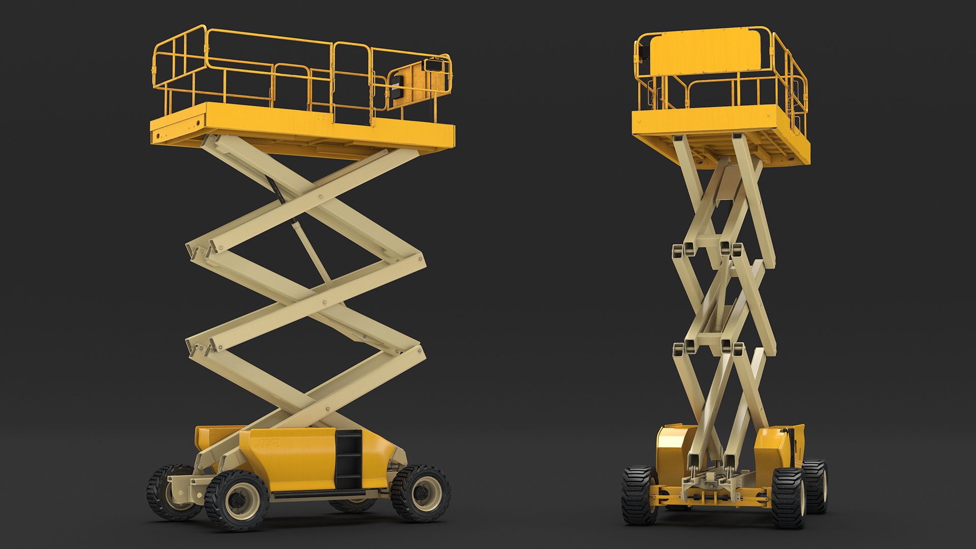 3D model Electric Platform Scissor Lift