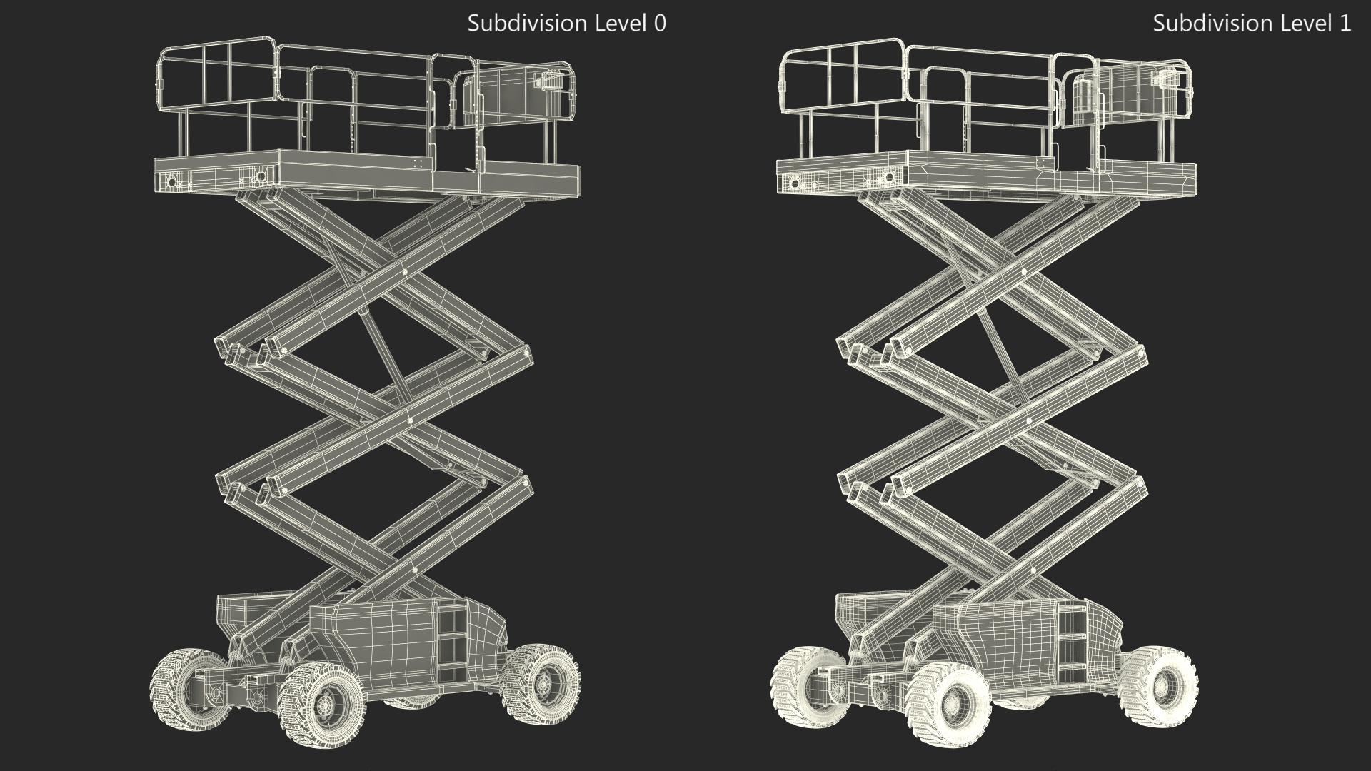 3D model Electric Platform Scissor Lift