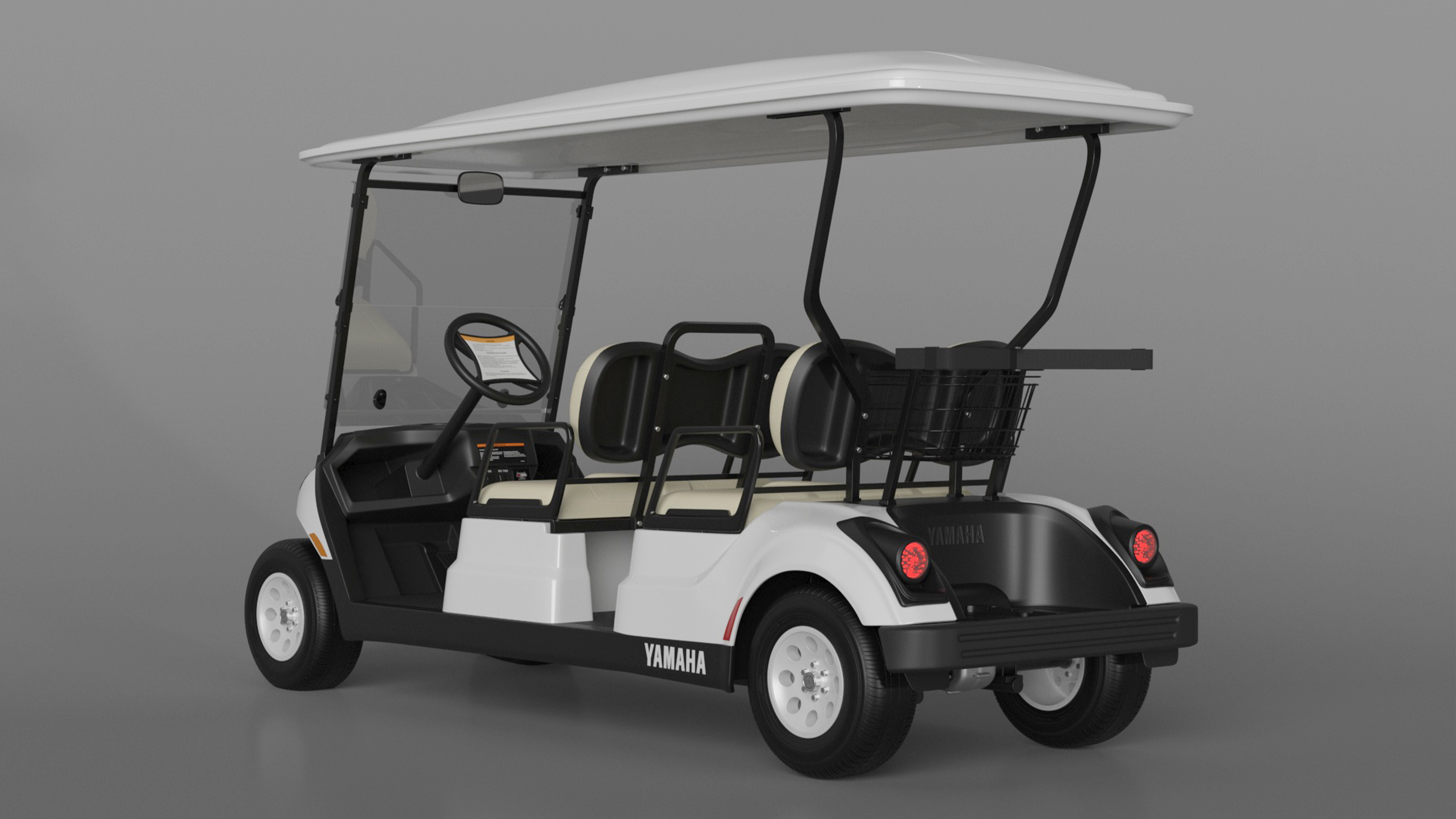 3D Resort Electric Car Yamaha Four Seat