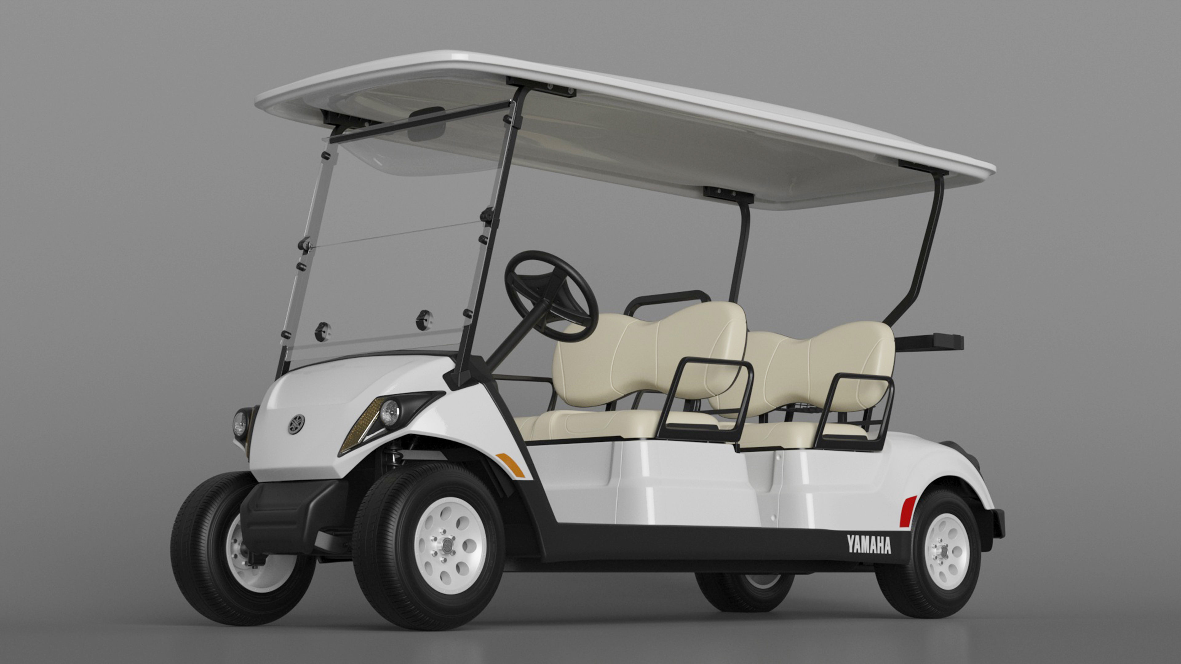 3D Resort Electric Car Yamaha Four Seat