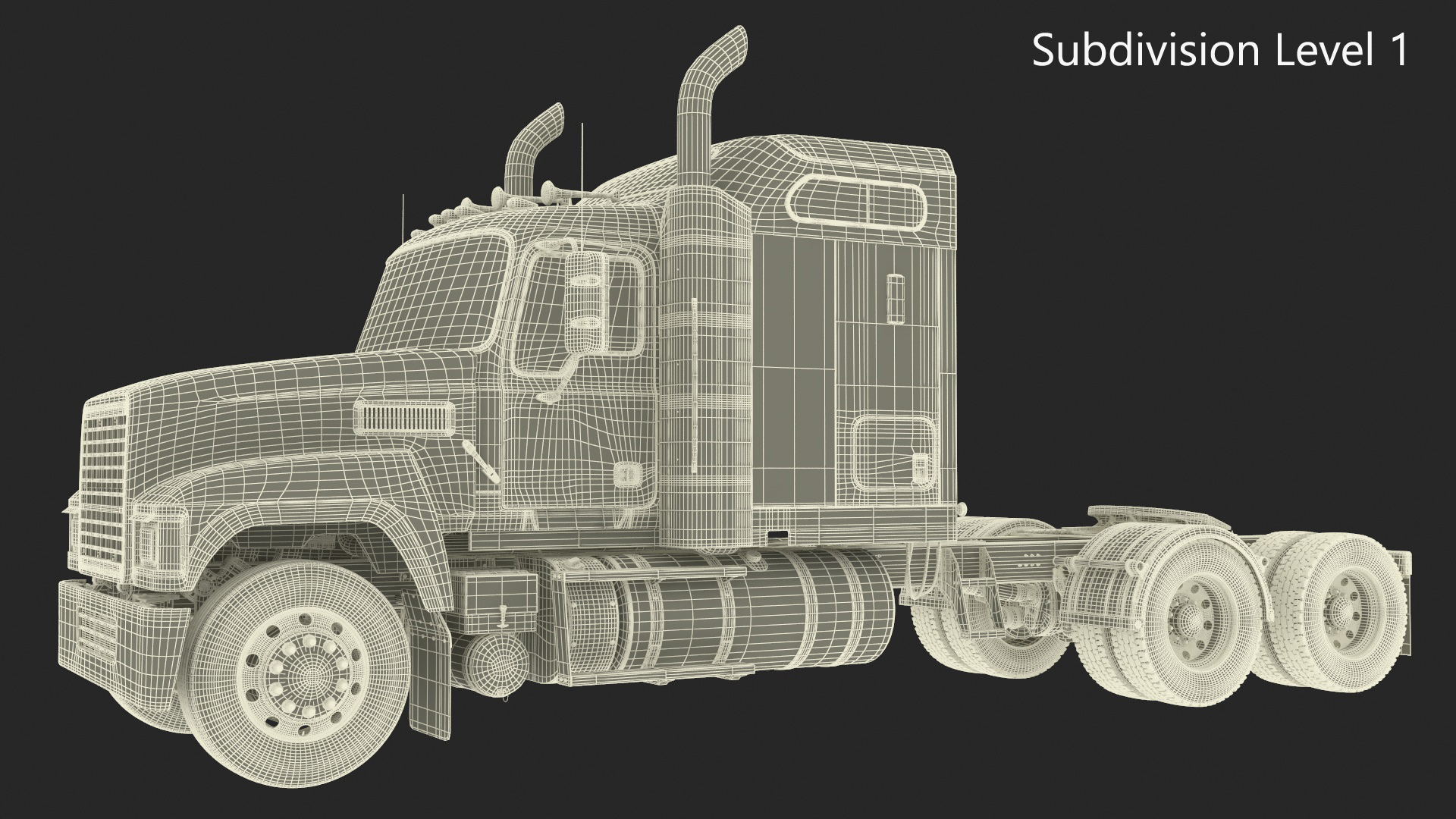 3D Freight Truck model