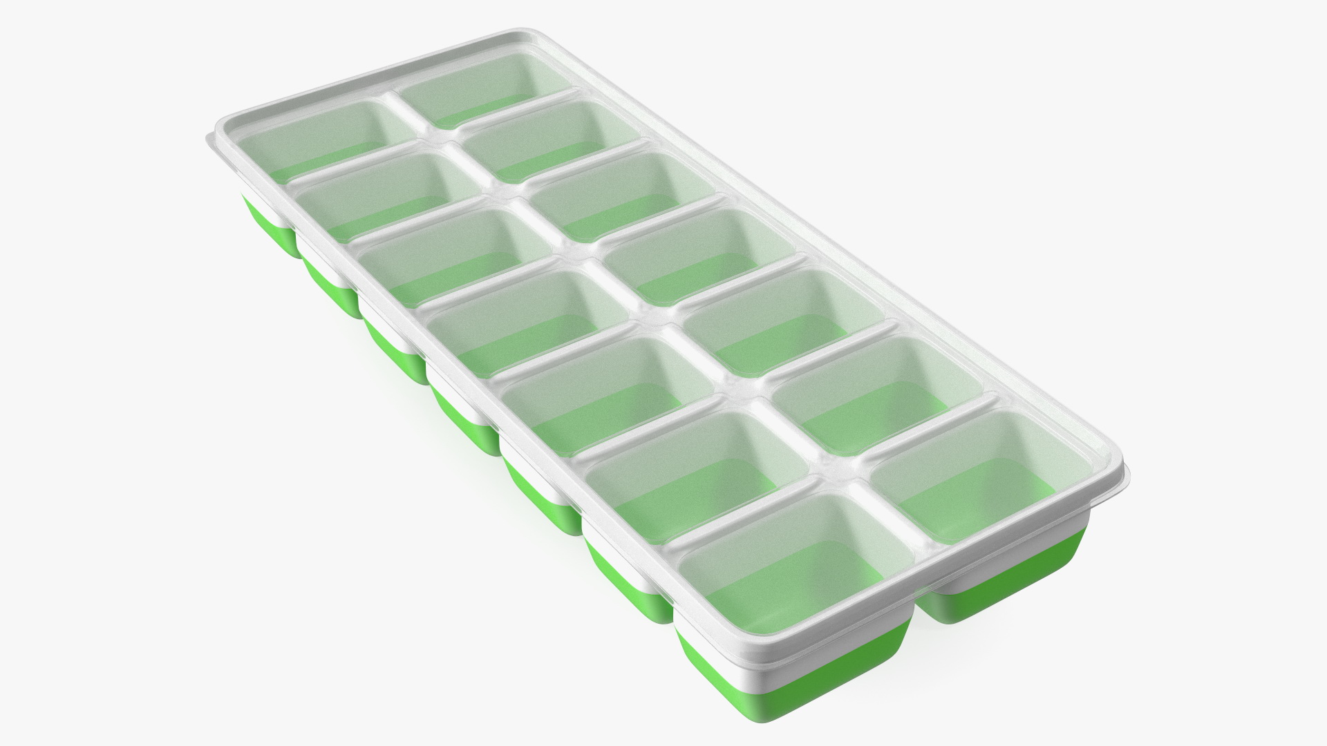 3D Flexible Ice Cube Mold Green model