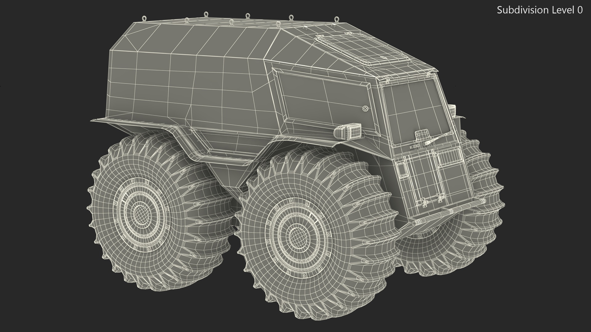 3D Sherp ATV Rigged