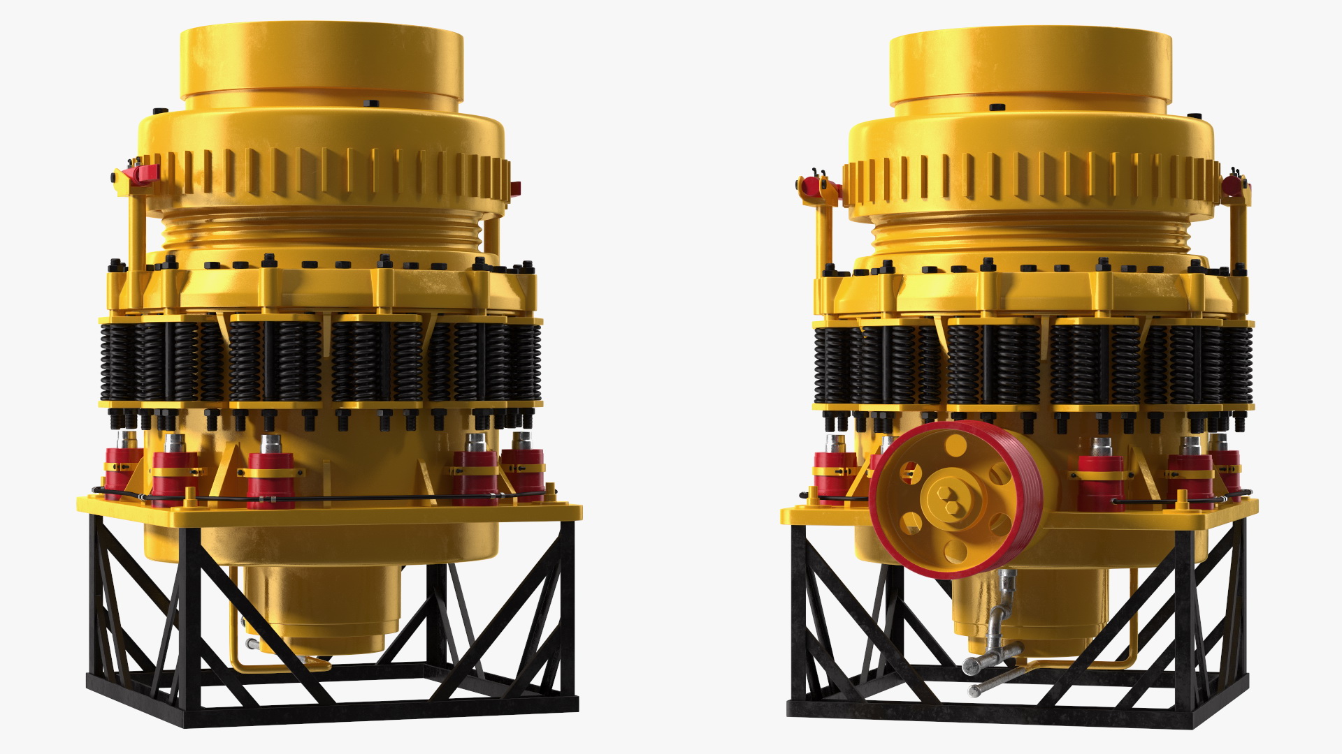 Hydraulic Cone Crusher 3D