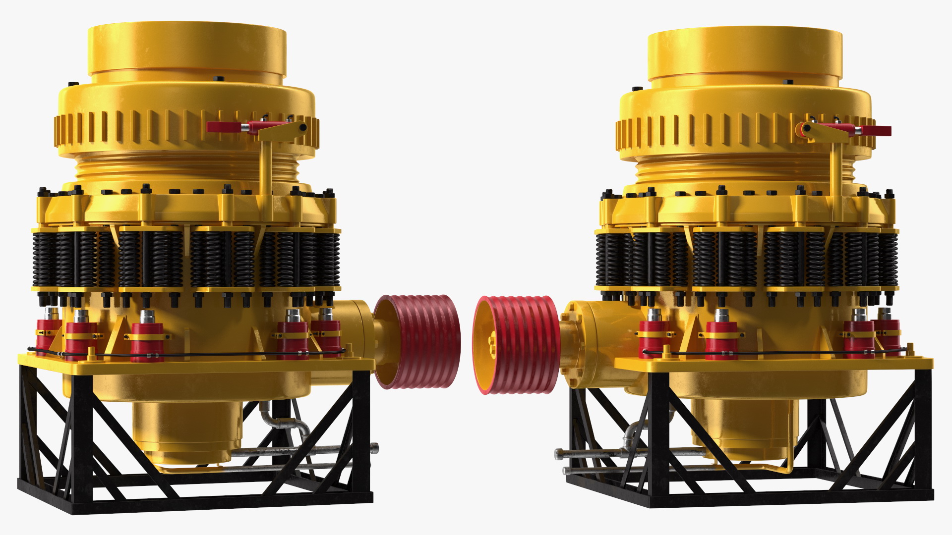 Hydraulic Cone Crusher 3D