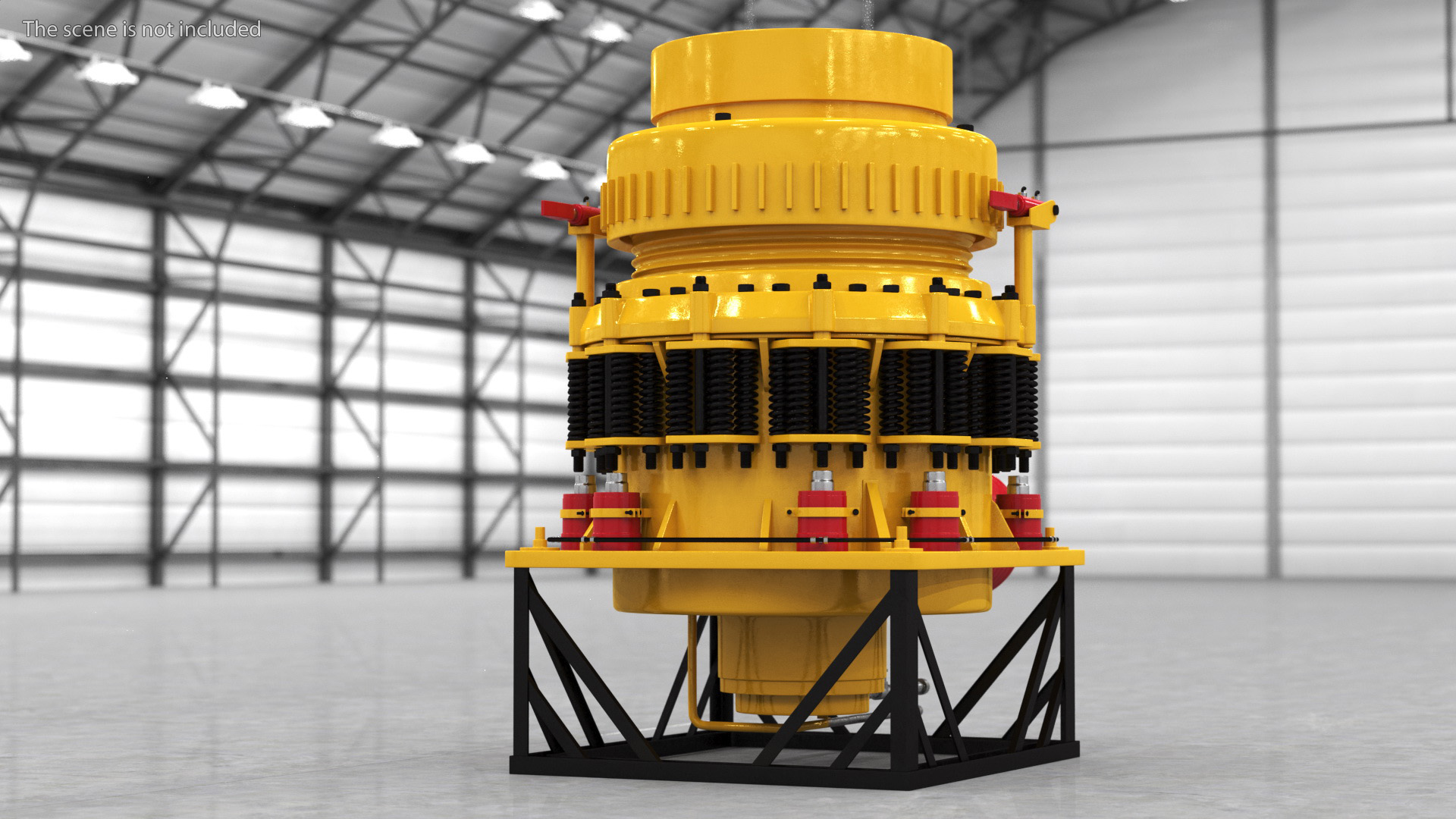 Hydraulic Cone Crusher 3D