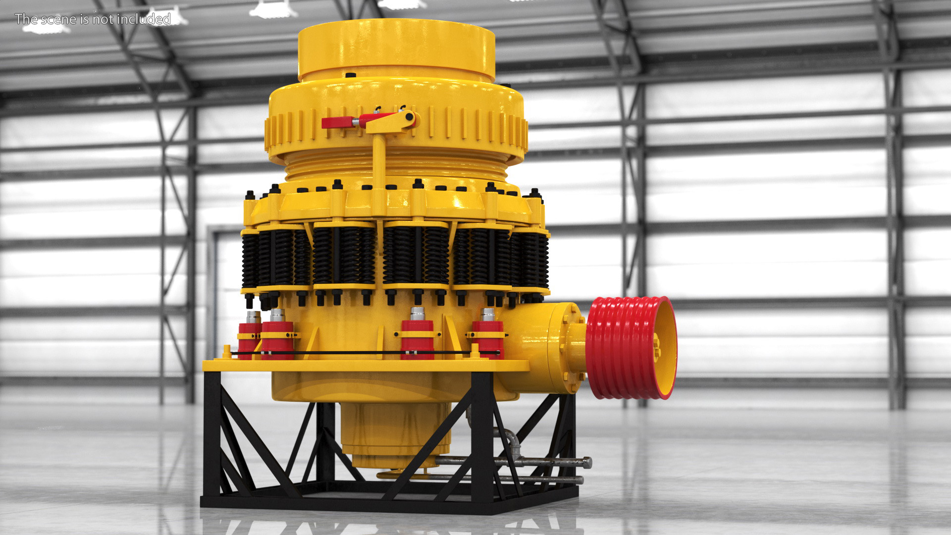 Hydraulic Cone Crusher 3D