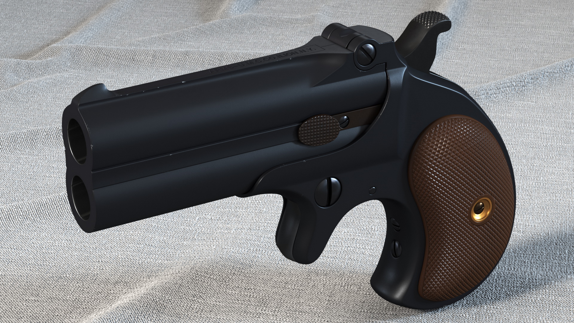 Remington Model 95 Black 3D model