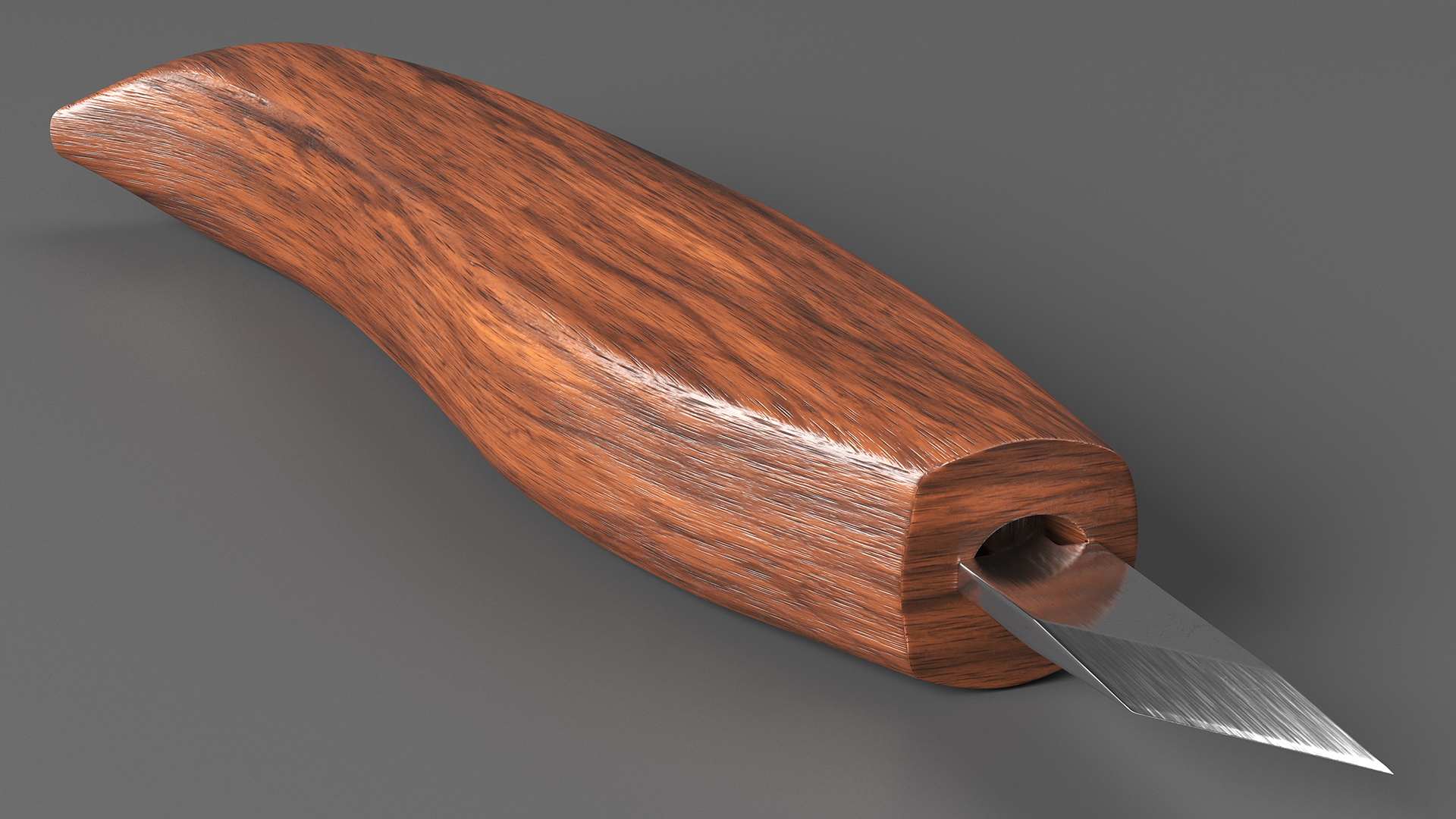 3D model Whittling Wood Knife