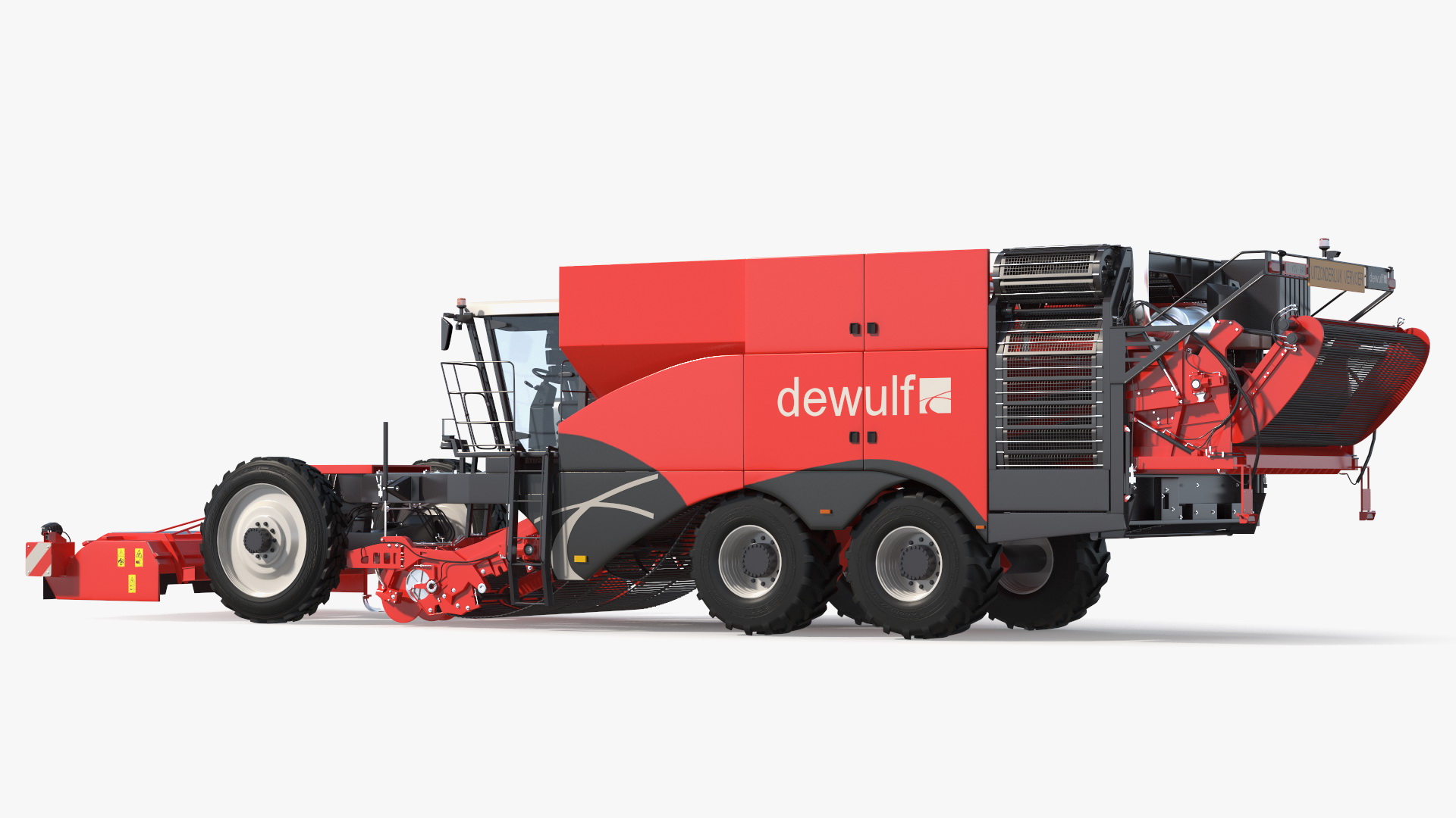 Dewulf Enduro 4-Row Harvester 3D model