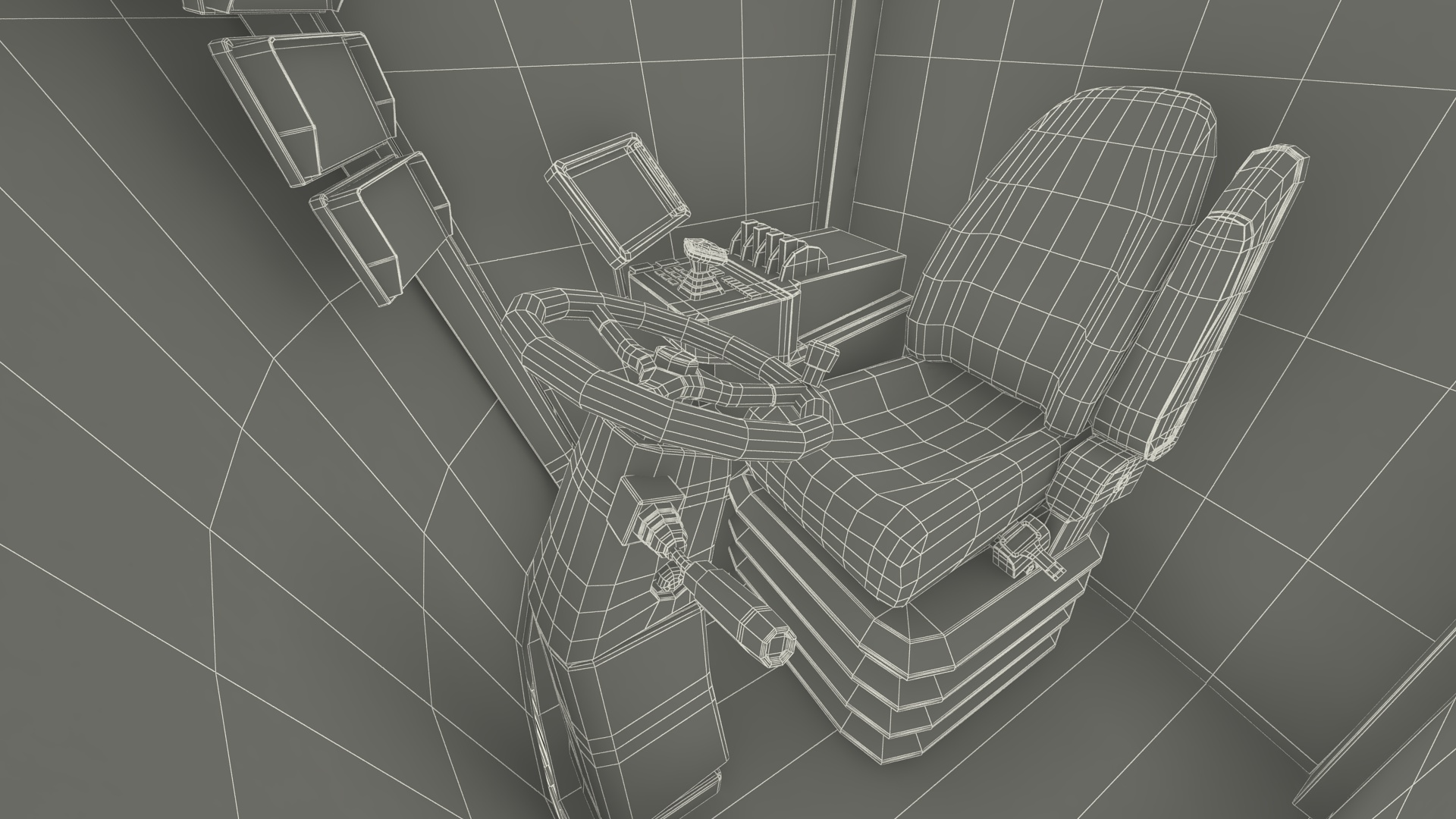 Dewulf Enduro 4-Row Harvester 3D model