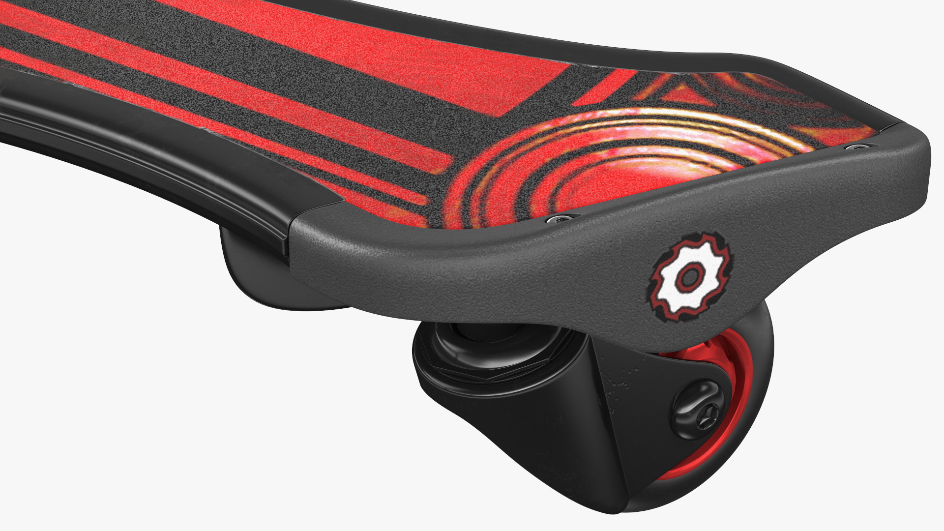 PowerWing Scooter Black Red 3D