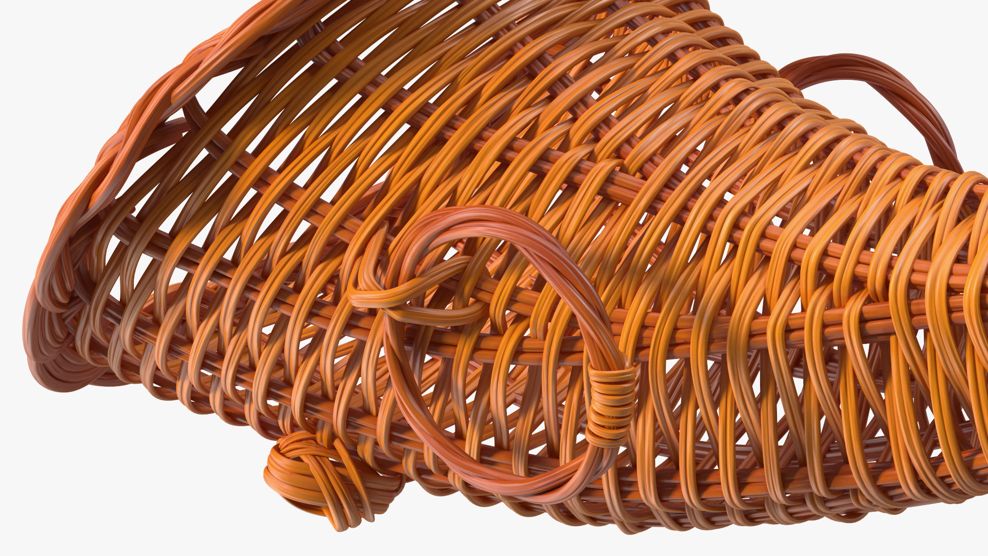 3D Cornucopia Basket Brown model