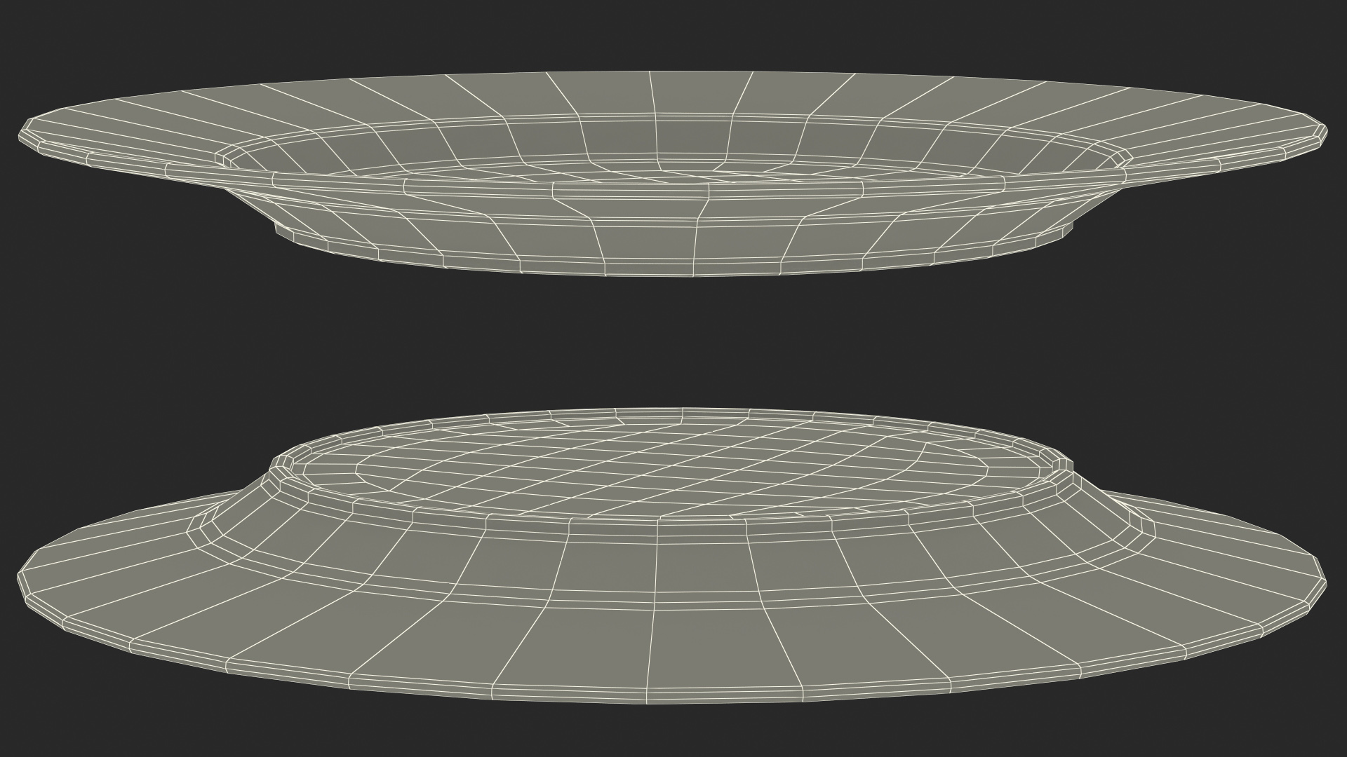 3D Milky Jelly Pudding on Plate model