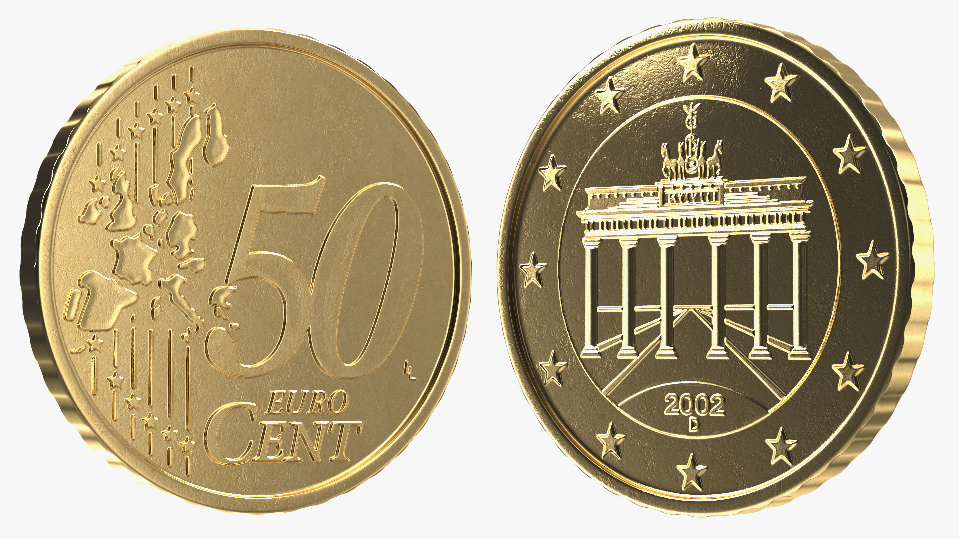 3D model Germany 50 Cent