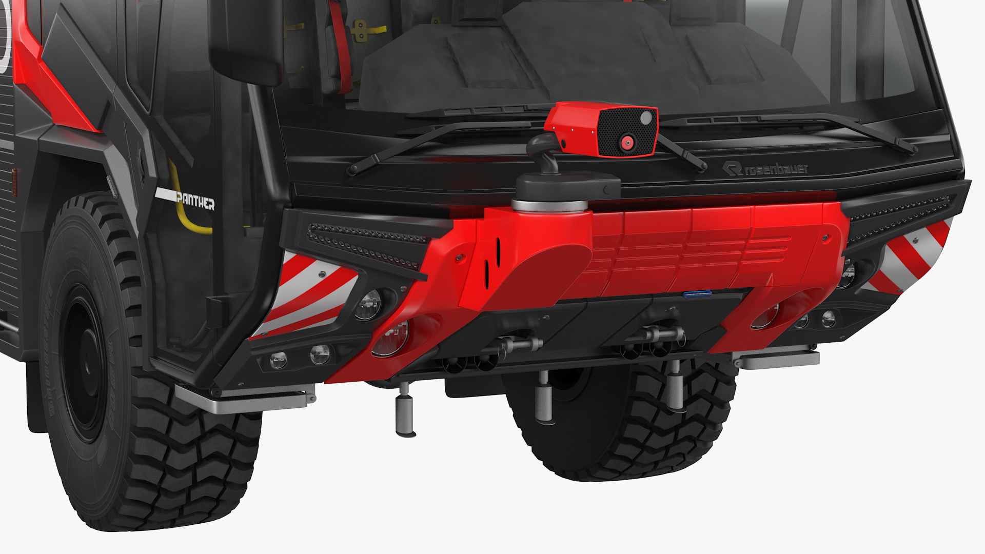 3D Rosenbauer Panther 6x6 Firefighting Truck