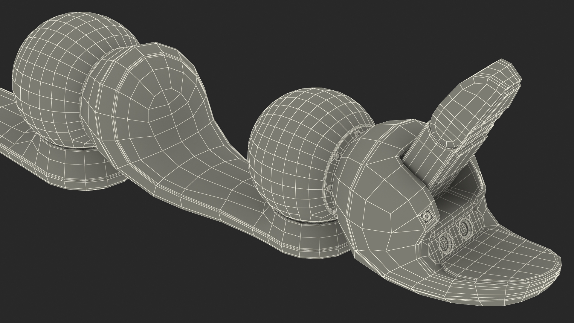 3D Robotic Arm Rigged model