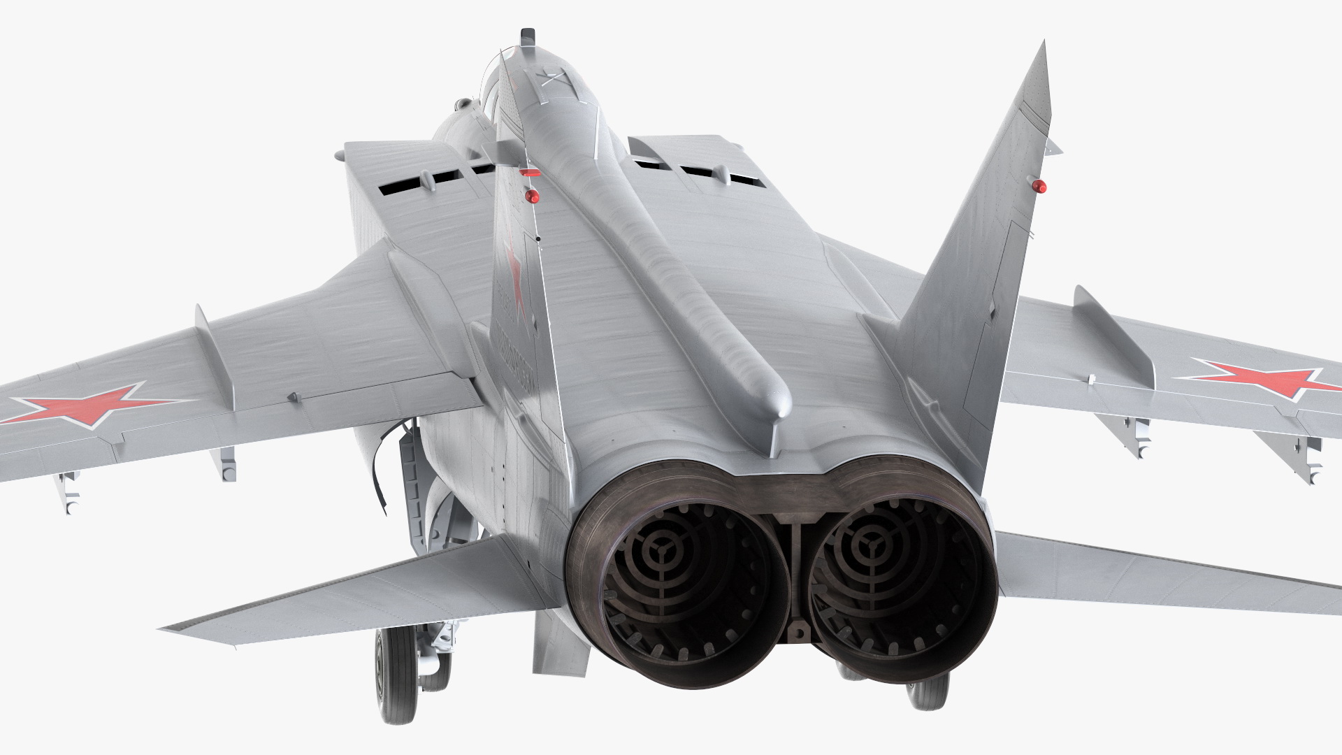 3D Mikoyan MiG-31 Supersonic Interceptor Aircraft