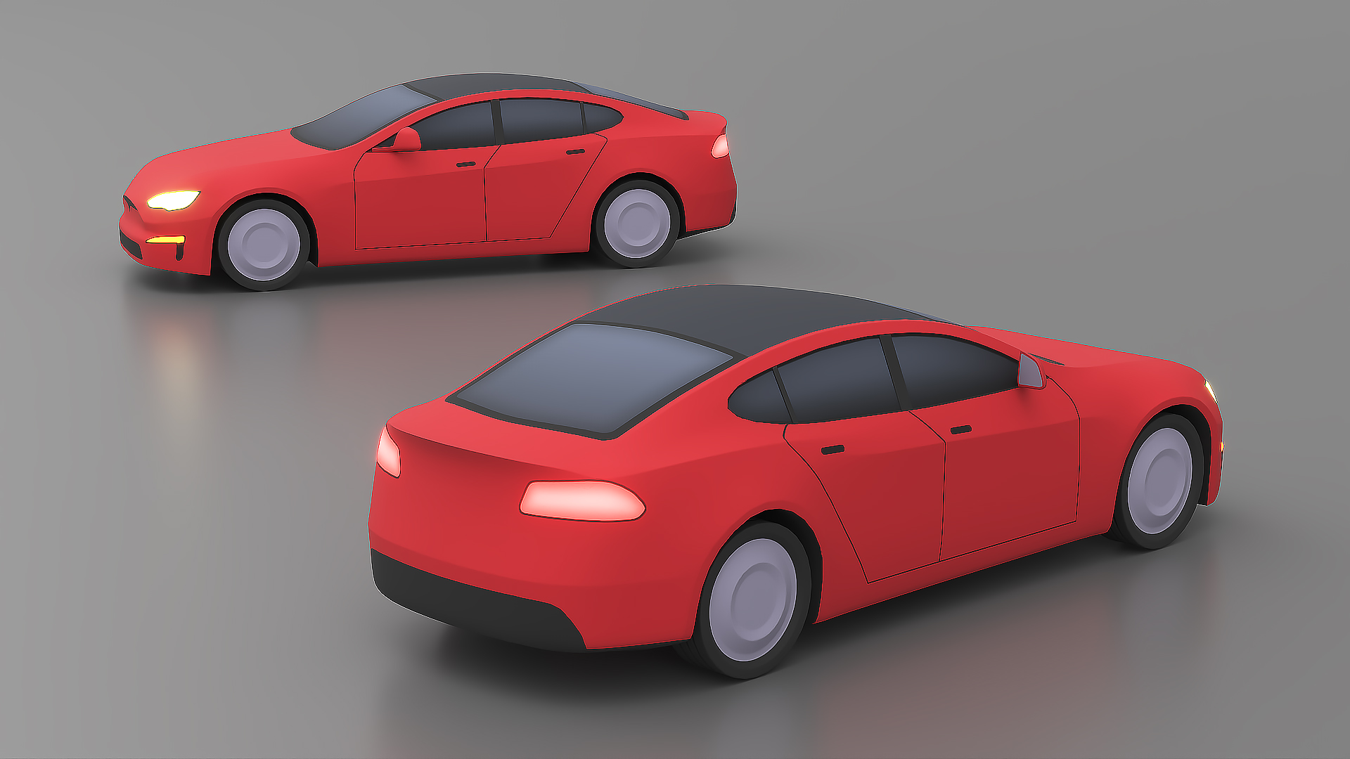 Stylized Tesla Model Y 3D