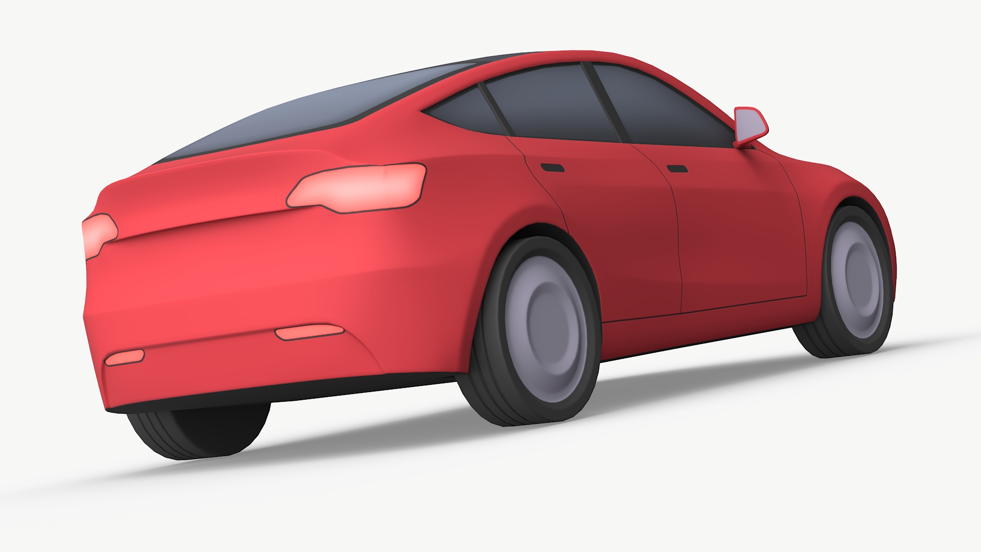 Stylized Tesla Model Y 3D