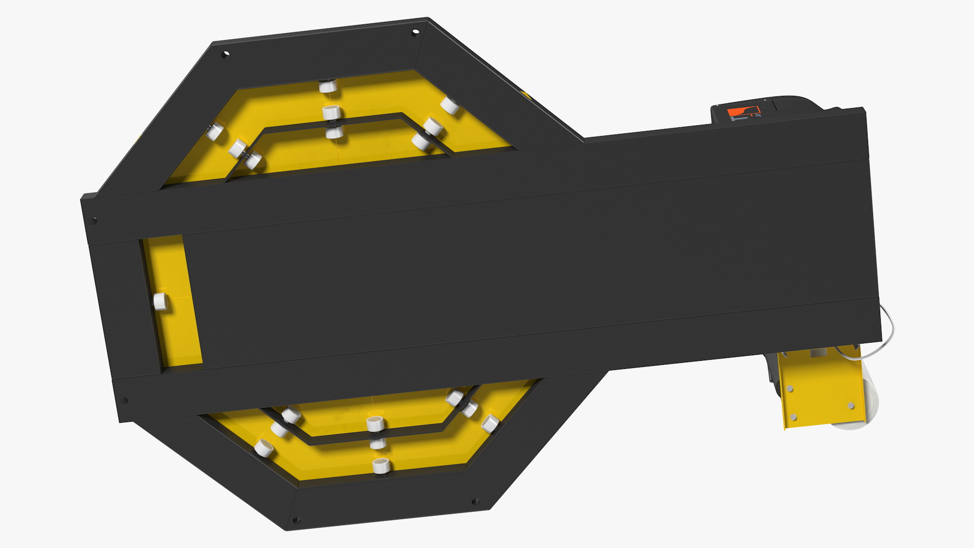 3D model ONEWRAP Semi Automatic Stretch Pallet Wrapper